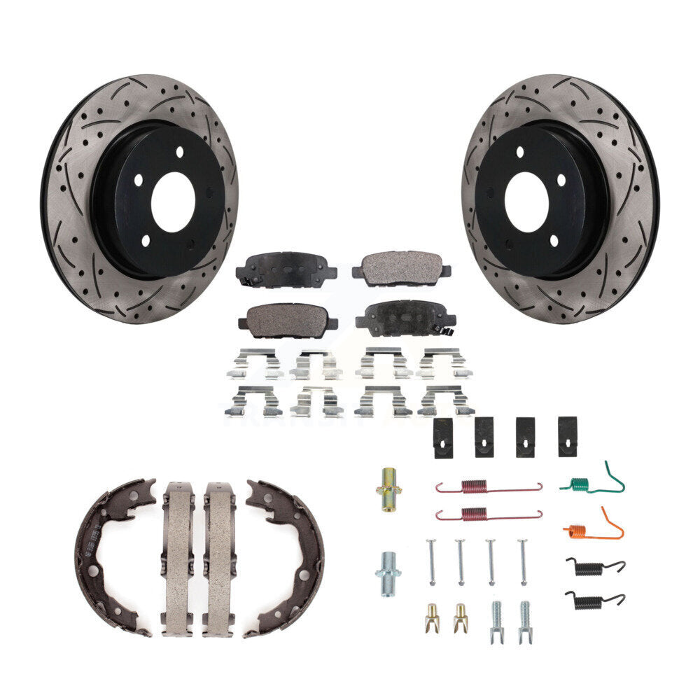 Transit Auto KDT-102126 Disc Brake Kit for 2017-2018 Nissan LEAF - Rear
