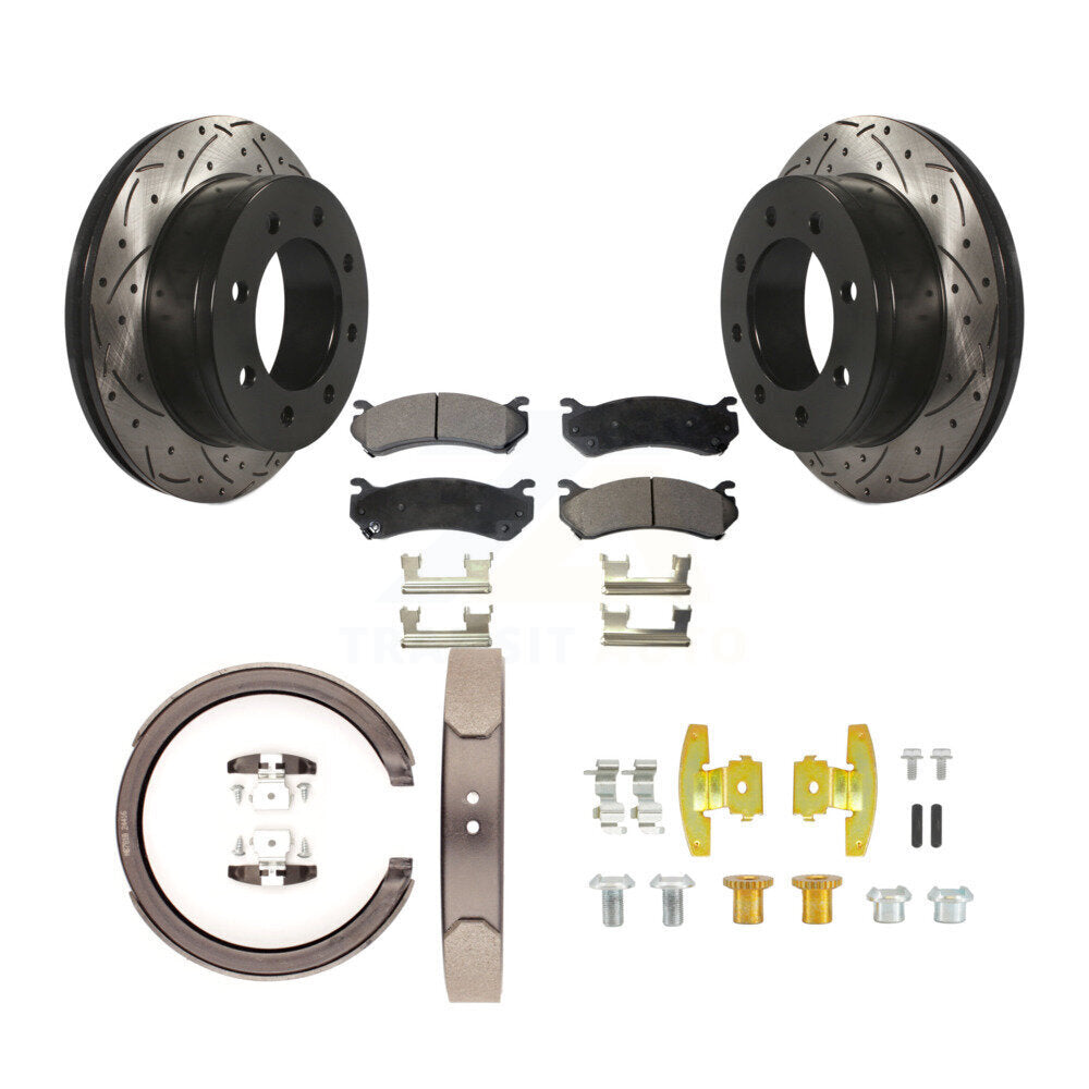 Transit Auto KDT-102135 Disc Brake Kit for 2003 GMC Yukon XL 2500 - Rear