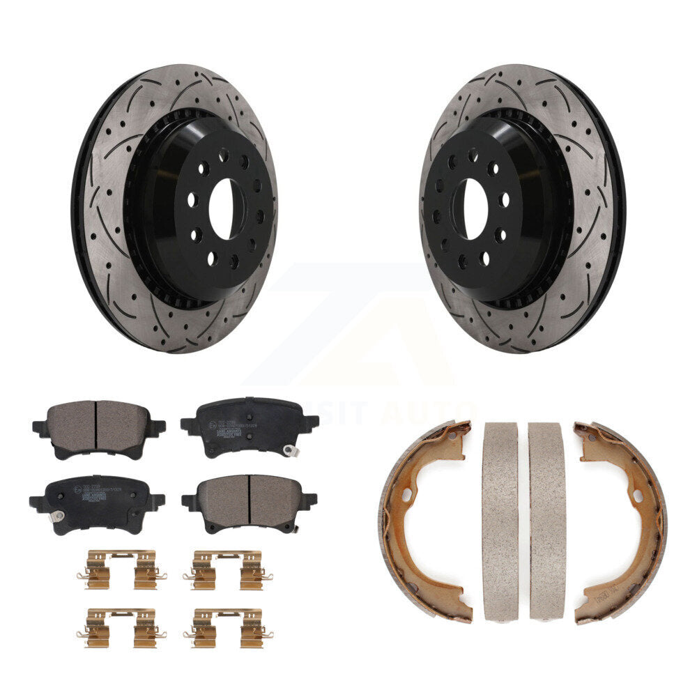 Transit Auto KDT-102136 Disc Brake Kit for 2020-2022 Jeep Wrangler, Jeep Gladiator - Rear