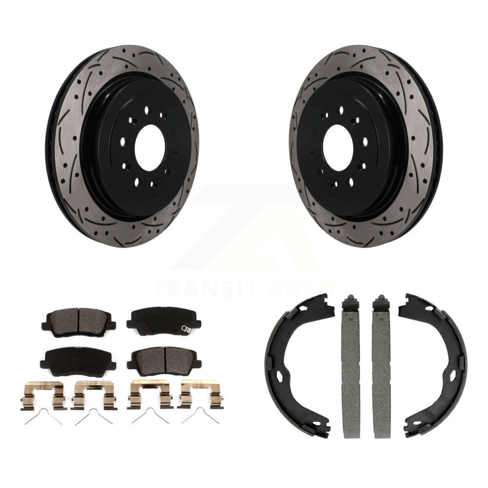 Transit Auto KDT-102137 Disc Brake Kit for 2016-2019 Cadillac ATS - Rear