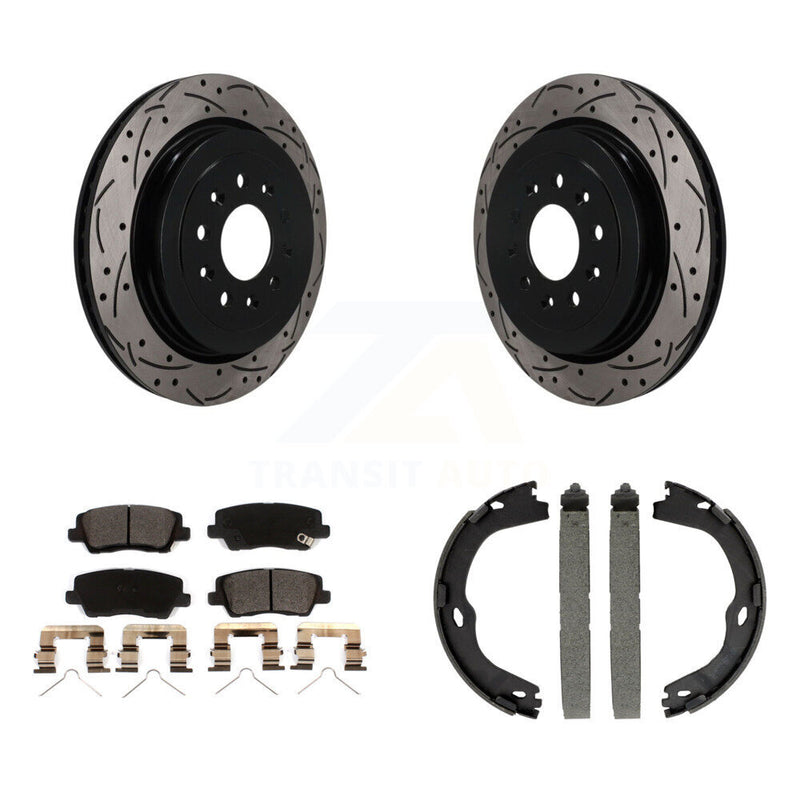 Transit Auto KDT-102137 Disc Brake Kit for 2016-2019 Cadillac ATS - Rear