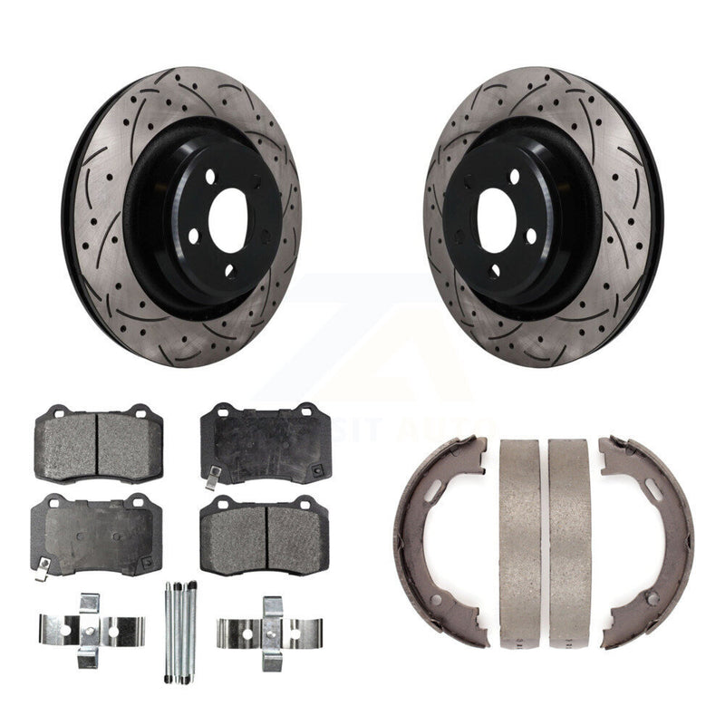 Transit Auto KDT-102140 Disc Brake Kit for 2005-2021 Dodge Challenger, Dodge Charger and More - Rear