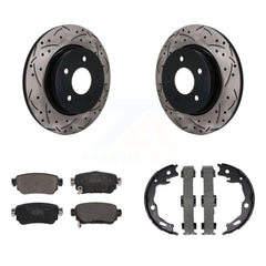 Transit Auto KDT-102149 Disc Brake Kit for 2018-2023 Nissan Rogue Sport, Nissan Qashqai, Nissan Rogue - Rear