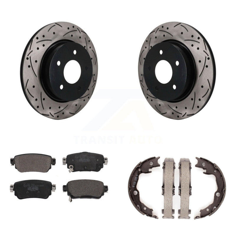 Transit Auto KDT-102150 Disc Brake Kit for 2018-2023 Nissan LEAF - Rear