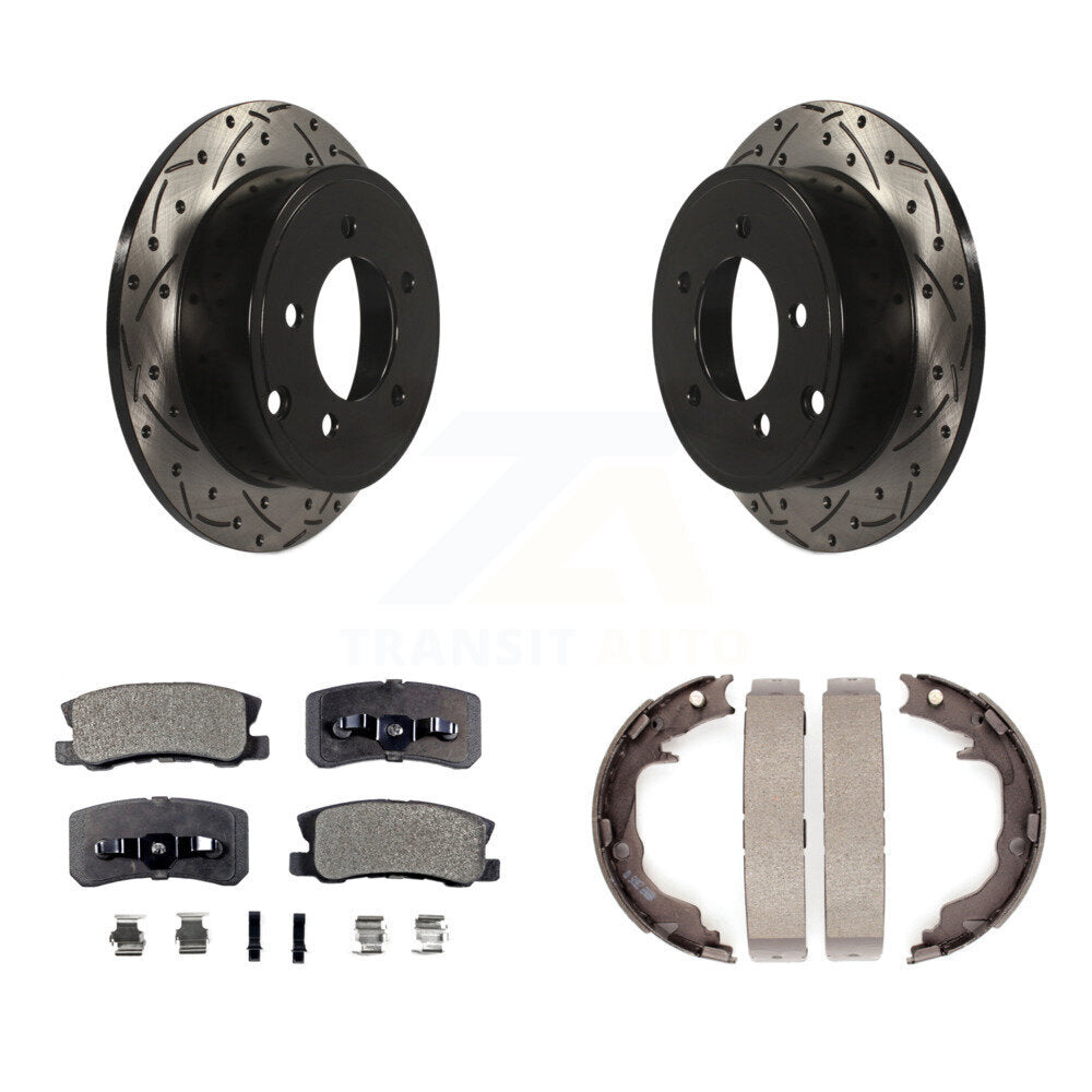 Transit Auto KDT-102151 Disc Brake Kit for 2014-2017 Jeep Compass, Jeep Patriot - Rear
