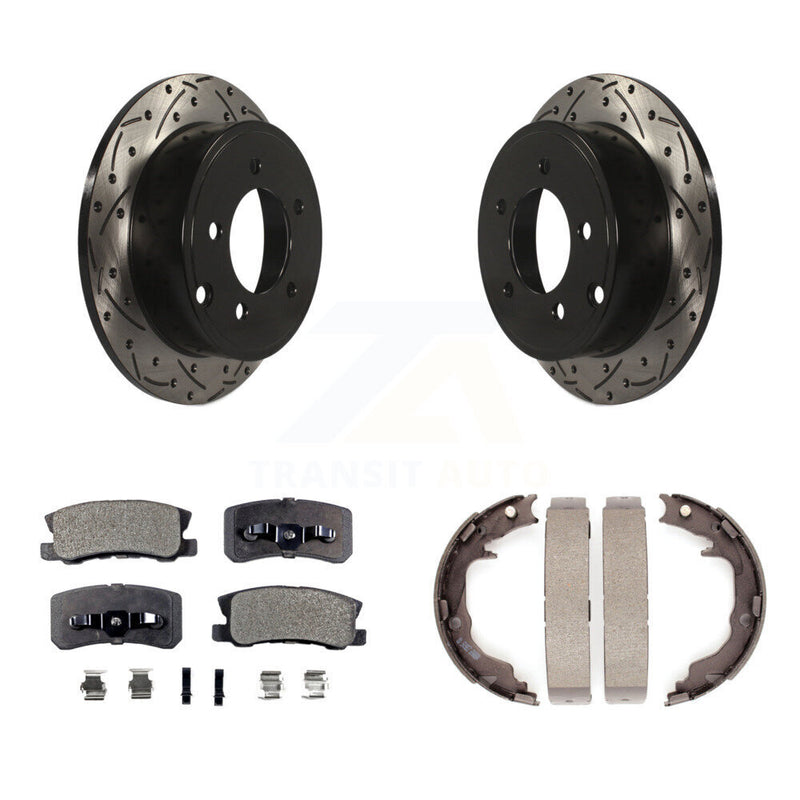 Transit Auto KDT-102151 Disc Brake Kit for 2014-2017 Jeep Compass, Jeep Patriot - Rear