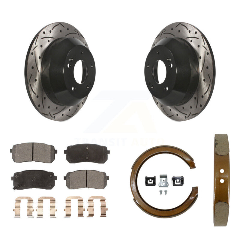 Transit Auto KDT-102154 Disc Brake Kit for 2018-2021 Kia Sedona - Rear