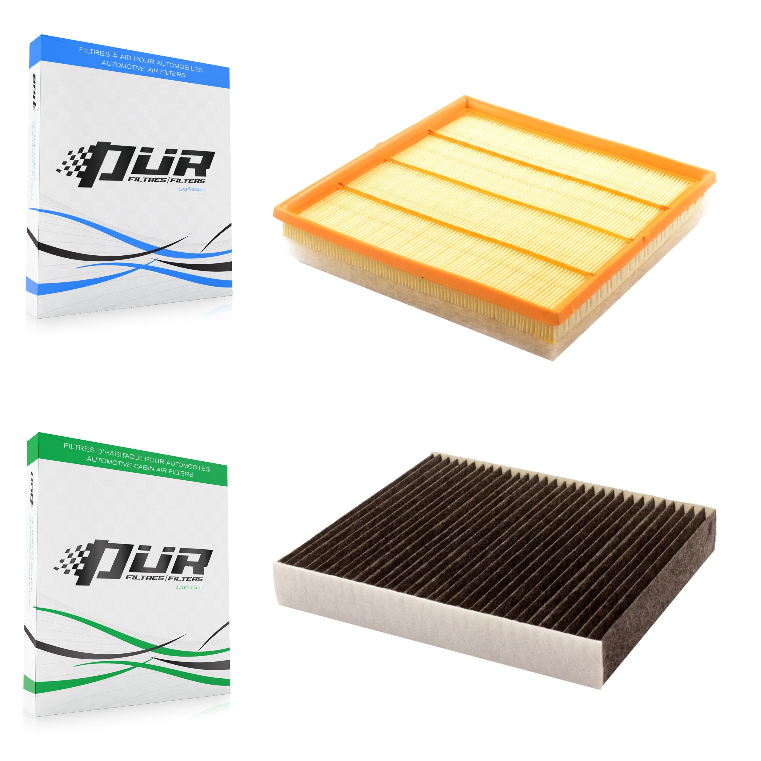 PUR KFL-100029 Air Filter for 2010-2016 Saab 9-4X, Cadillac SRX