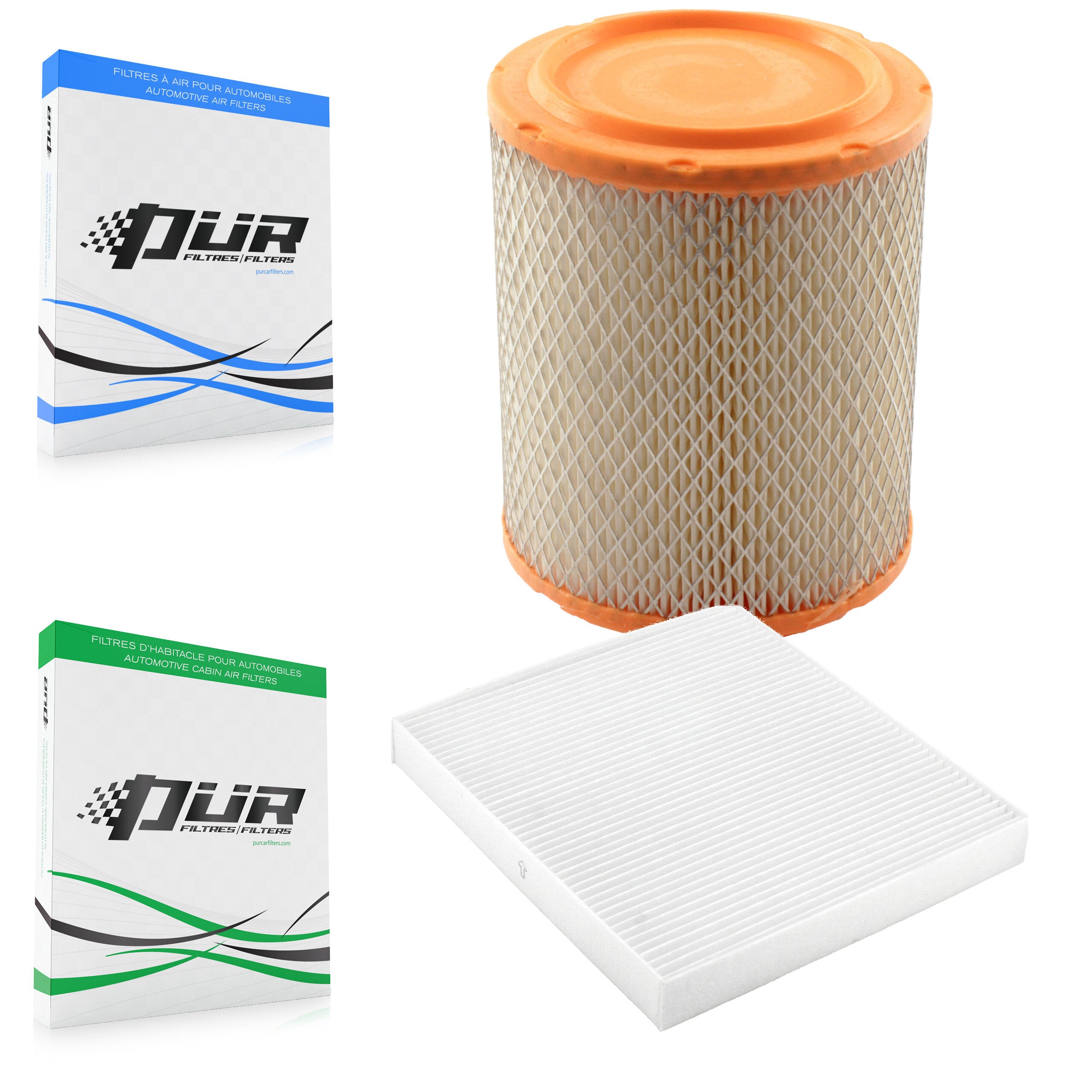 PUR KFL-100054 Air Filter for 2011-2017 Jeep Compass, Dodge Caliber, Jeep Patriot