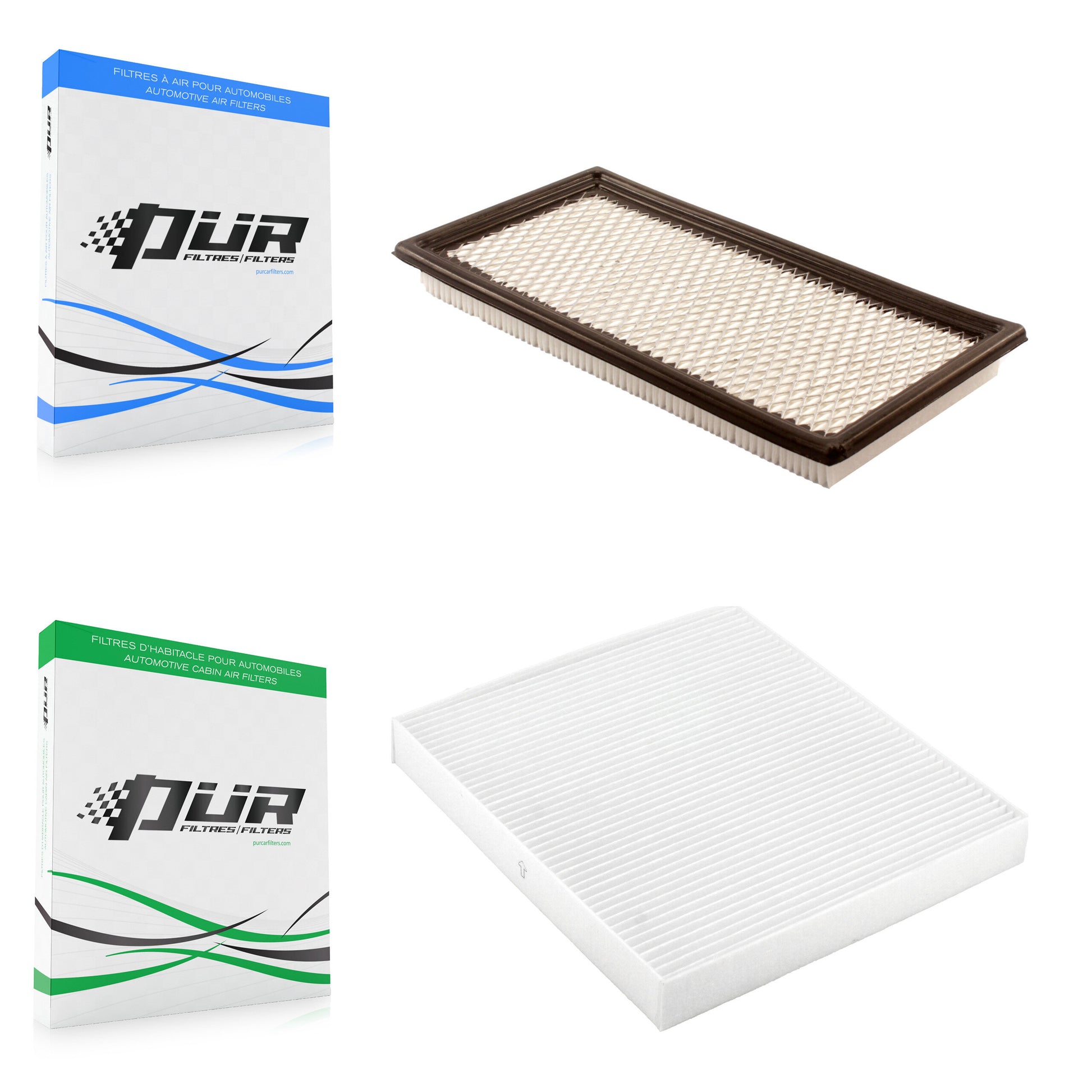 PUR KFL-100057 Air Filter for 2007-2010 Dodge Caliber, Jeep Patriot, Jeep Compass