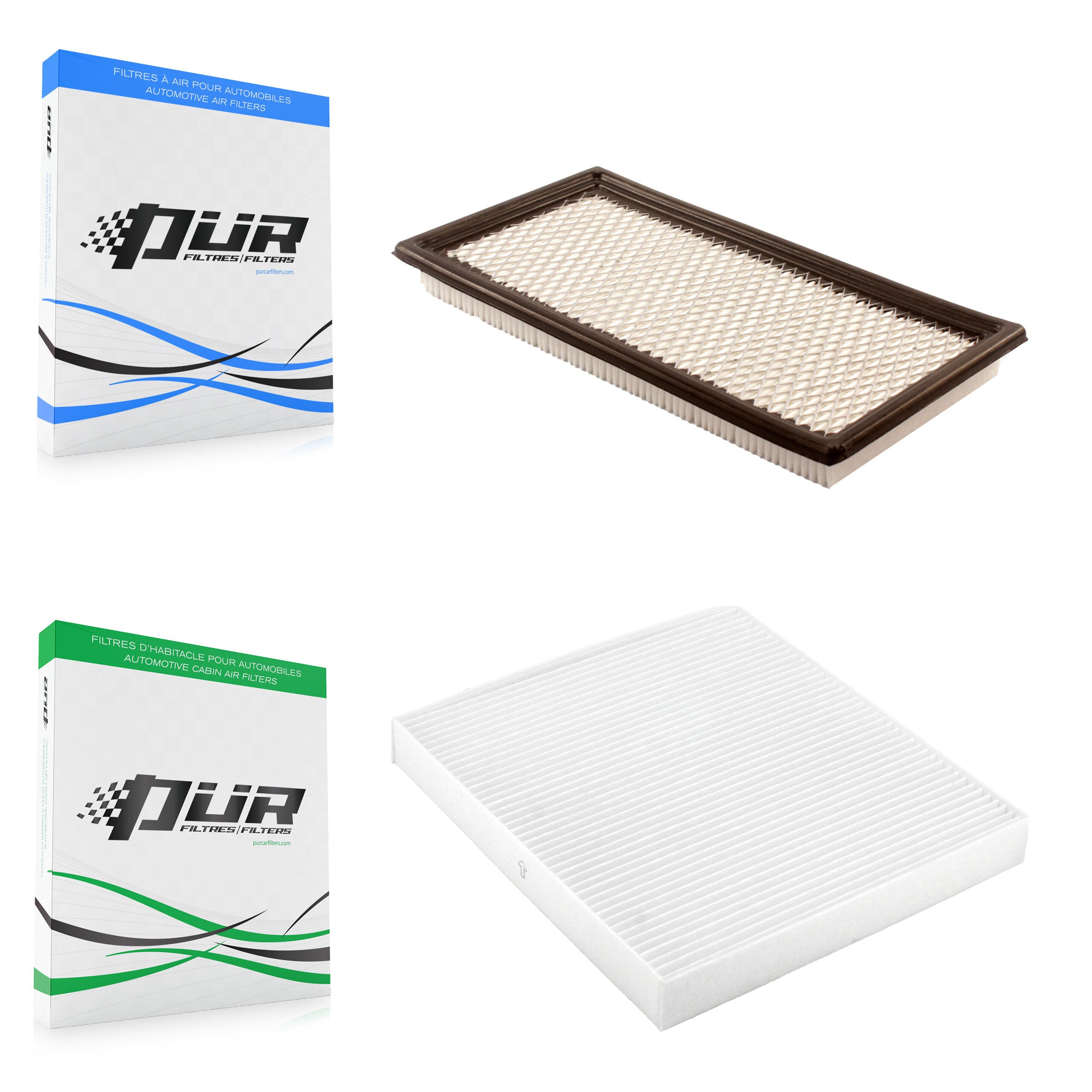 PUR KFL-100057 Air Filter for 2007-2010 Dodge Caliber, Jeep Patriot, Jeep Compass