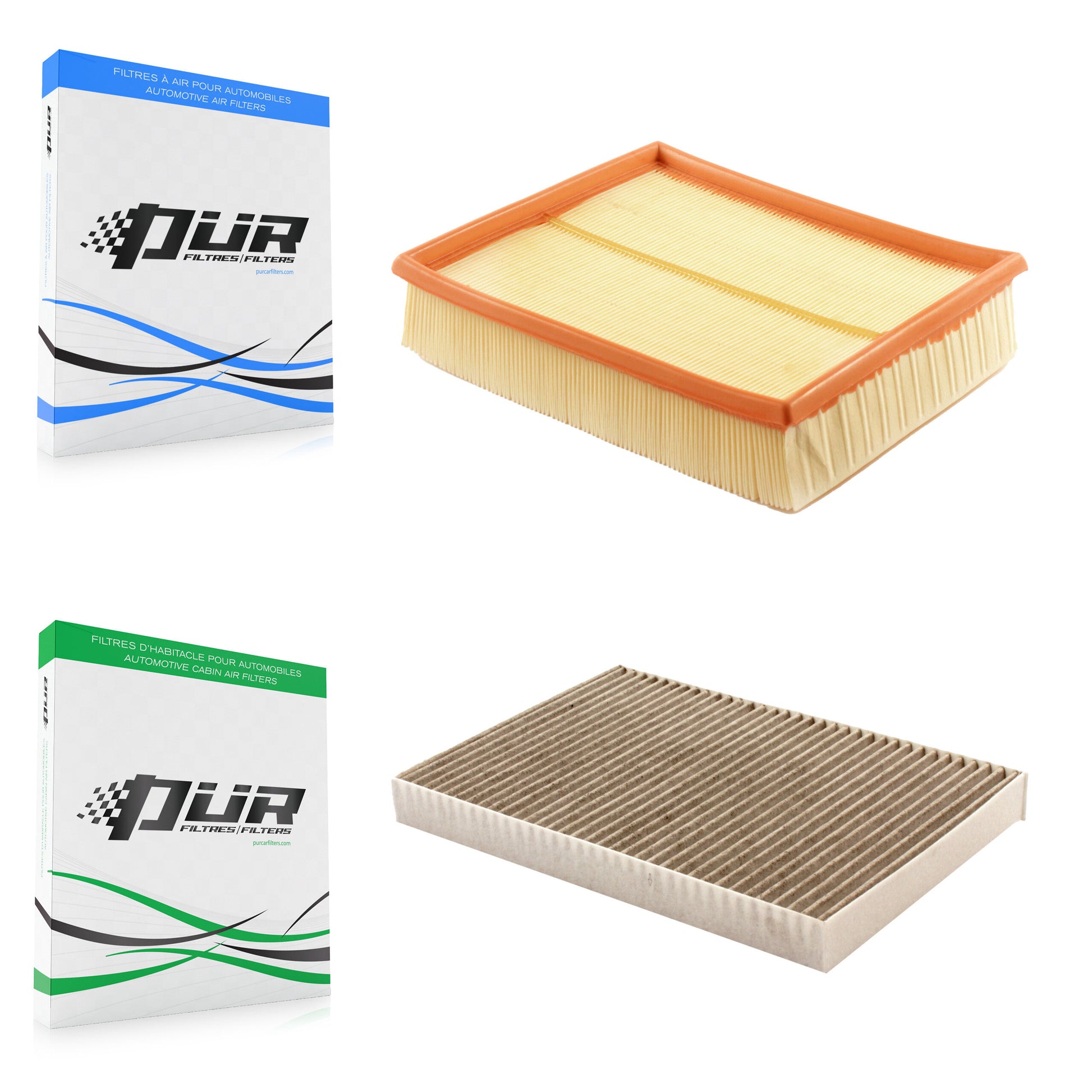 PUR KFL-100154 Air Filter for 1999-2006 Audi A6, Audi A4 and More