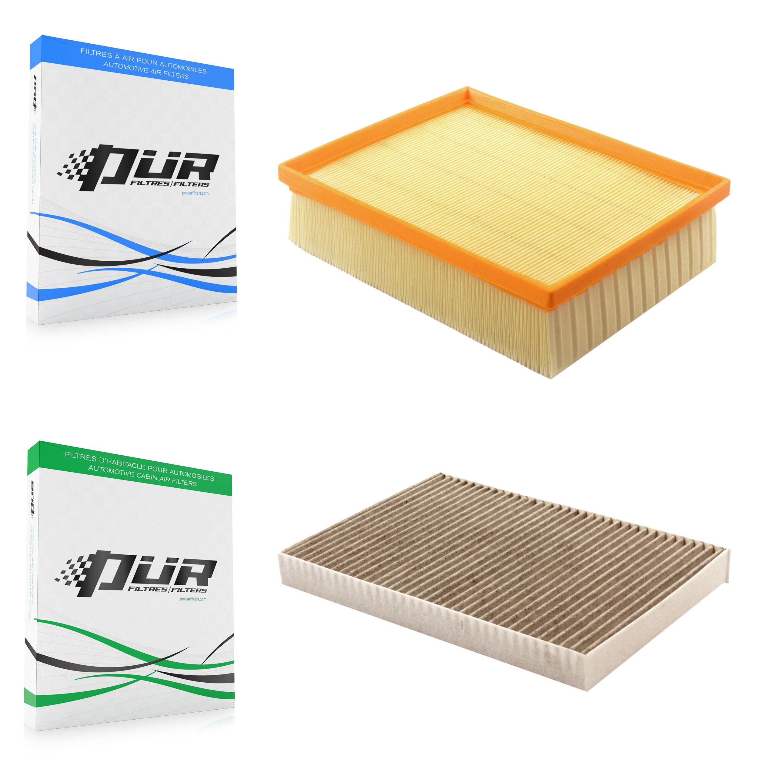 PUR KFL-100155 Air Filter for 2002-2009 Audi A4, Audi A4 Quattro