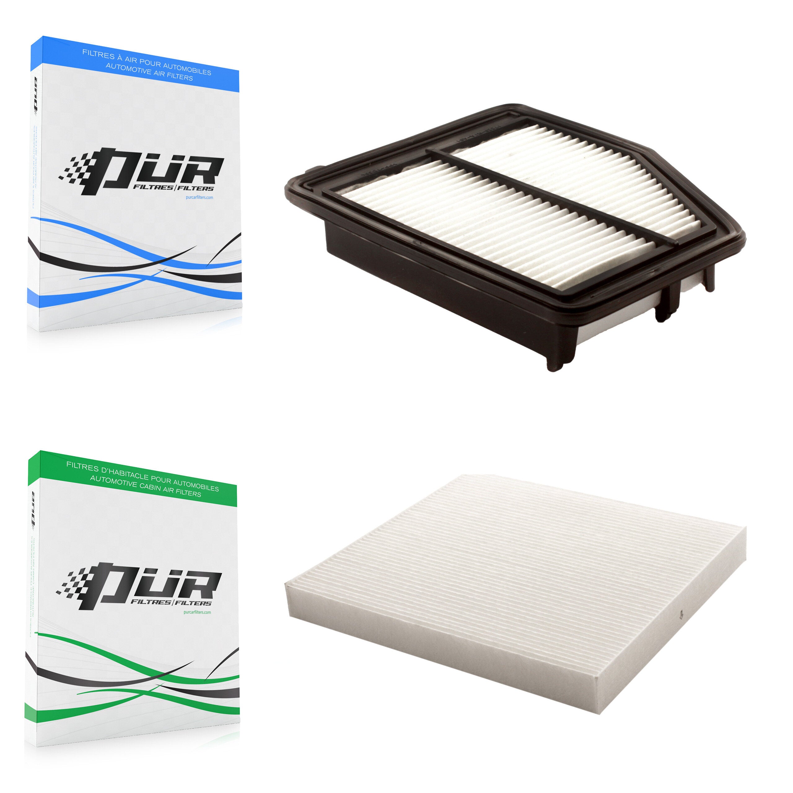 PUR KFL-100180 Air Filter for 2012-2015 Honda Civic, Acura ILX