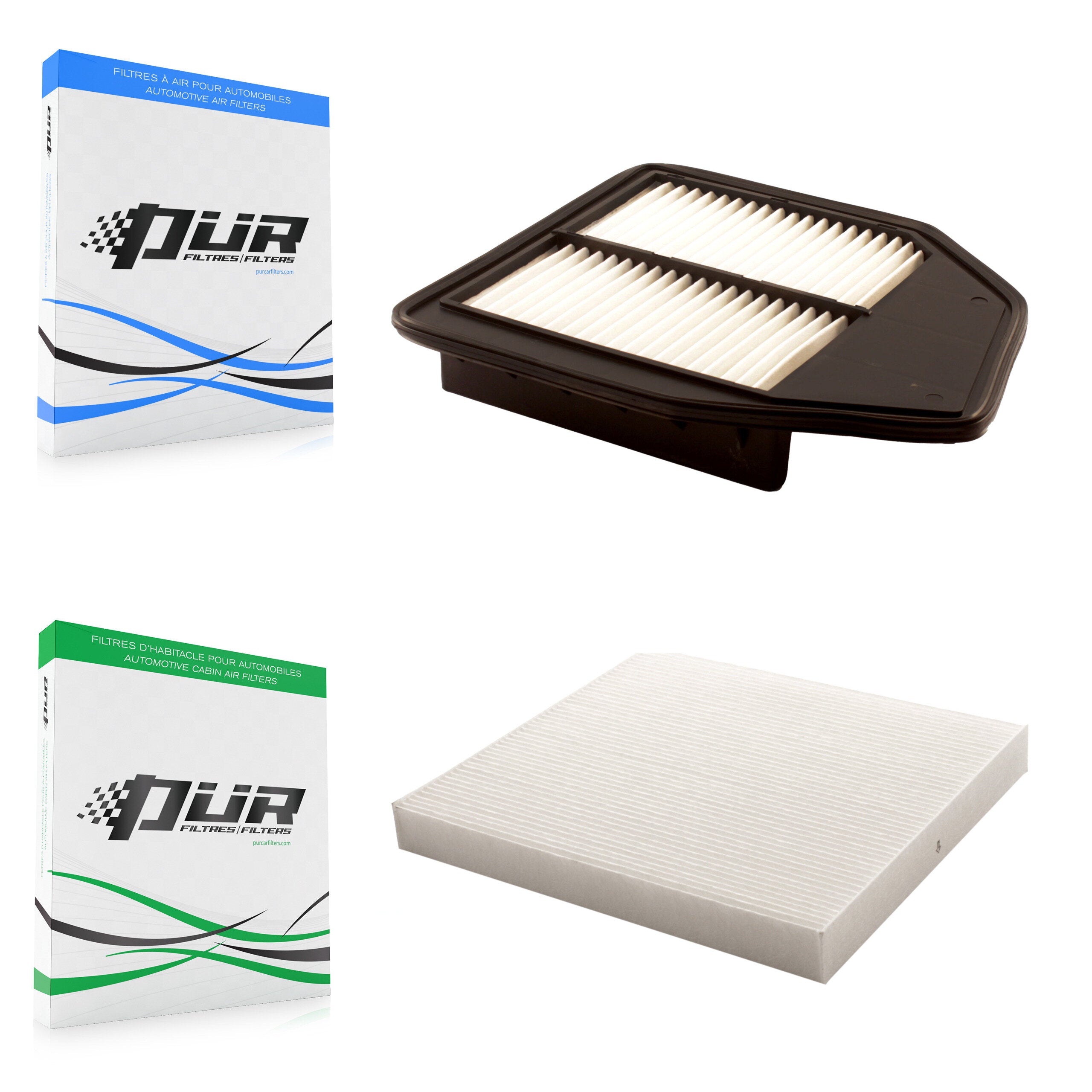 PUR KFL-100181 Air Filter for 2008-2015 Honda Crosstour, Honda Accord