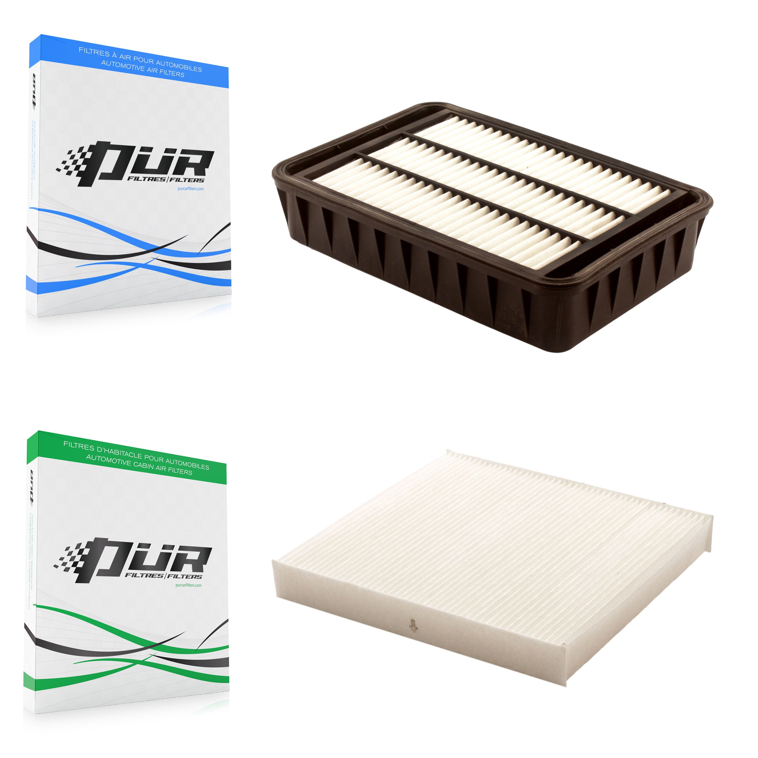 PUR KFL-100228 Air Filter for 2007-2017 Mitsubishi Lancer, Mitsubishi Outlander Sport and More
