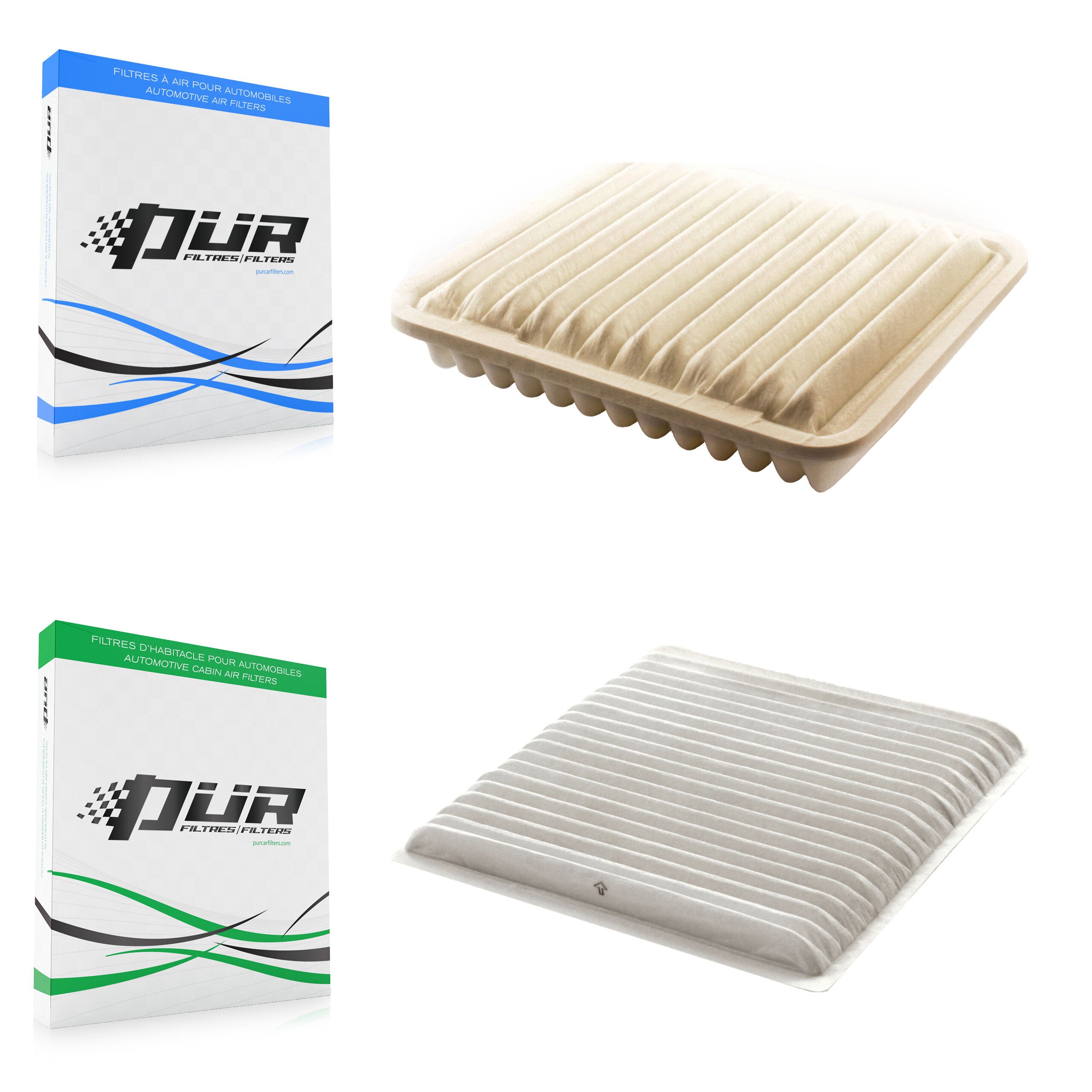 PUR KFL-100255 Air Filter for 2004-2012 Mitsubishi Endeavor, Mitsubishi Galant