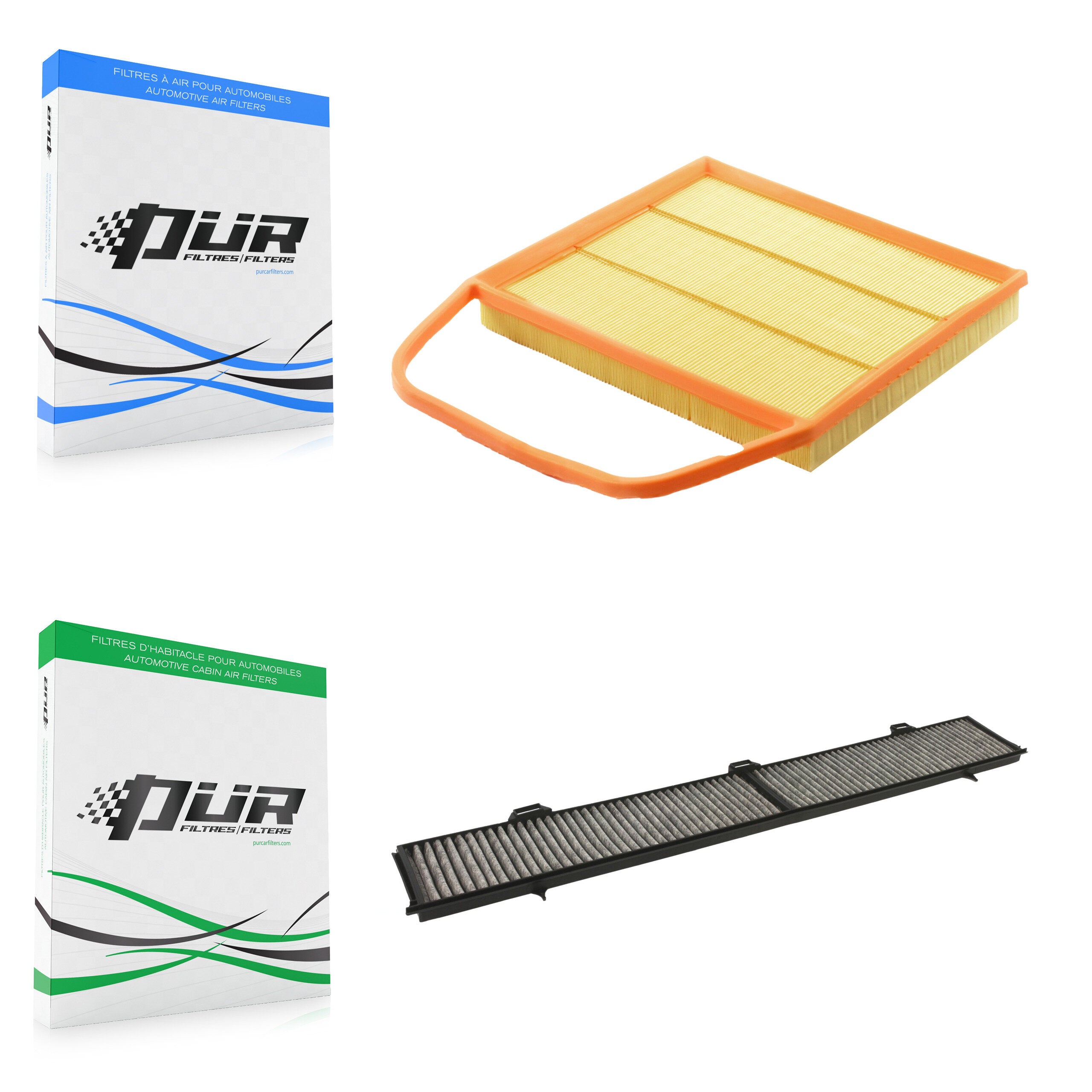 PUR KFL-100329 Air Filter for 2007-2013 BMW 1 Series M, BMW 335i xDrive and More