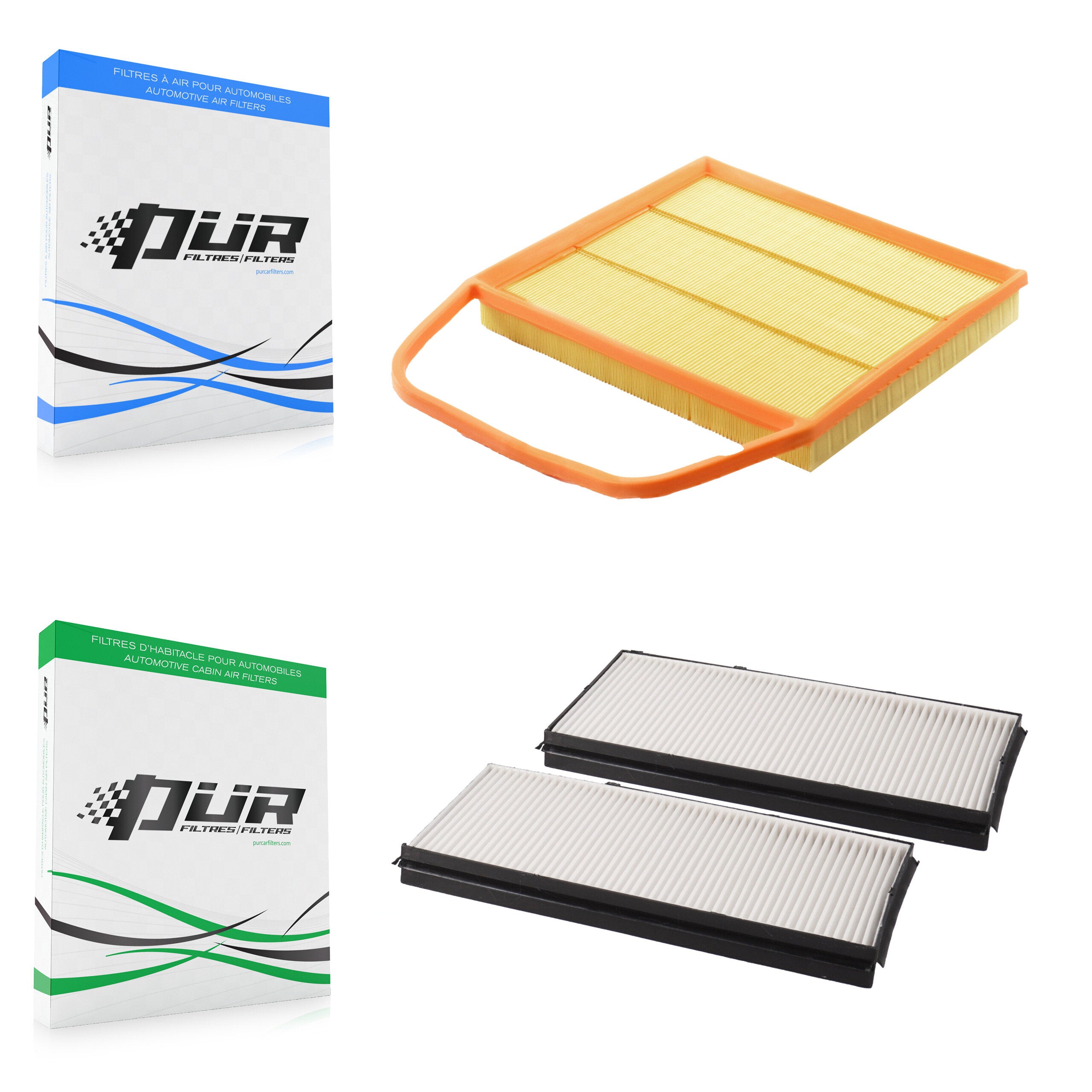 PUR KFL-100332 Air Filter for 2008-2010 BMW 535i GT, BMW 535i xDrive and More
