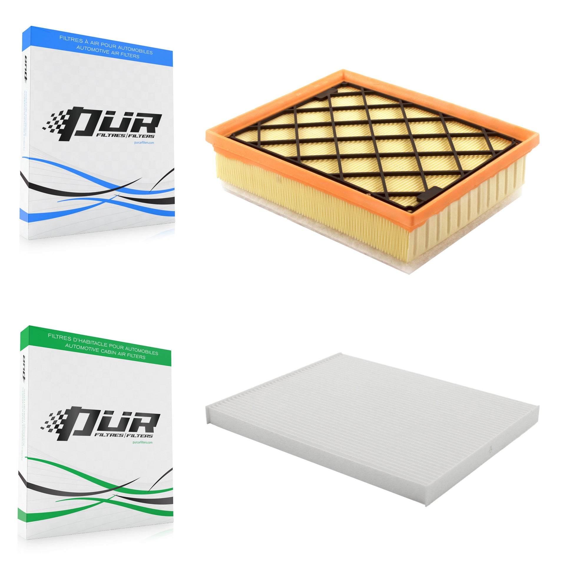 PUR KFL-100351 Air Filter for 2013-2024 Ford Edge, Ford Fusion and More