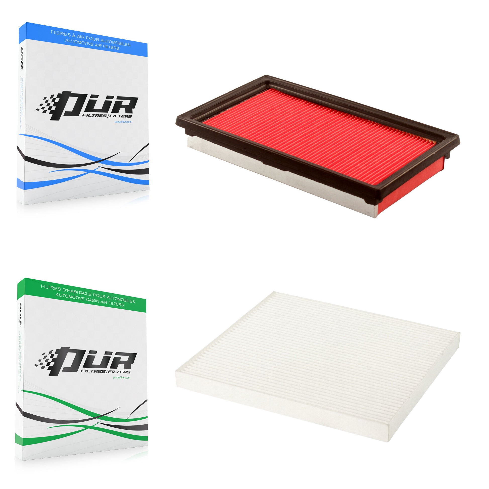 PUR KFL-100369 Air Filter for 2012-2021 Chevrolet City Express, Nissan NV200, Nissan Versa