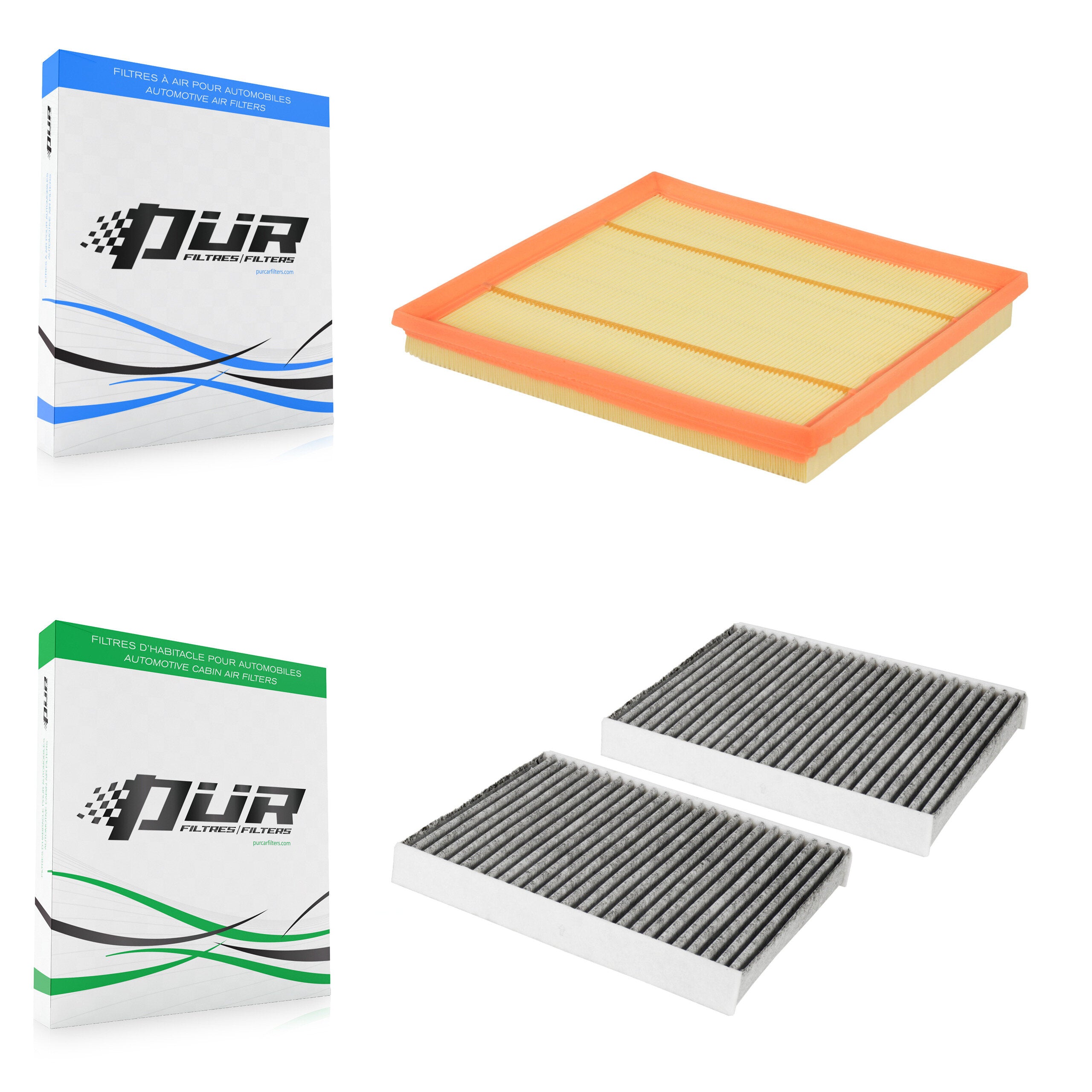 PUR KFL-100389 Air Filter for 2011-2019 BMW 640i, BMW 535i and More