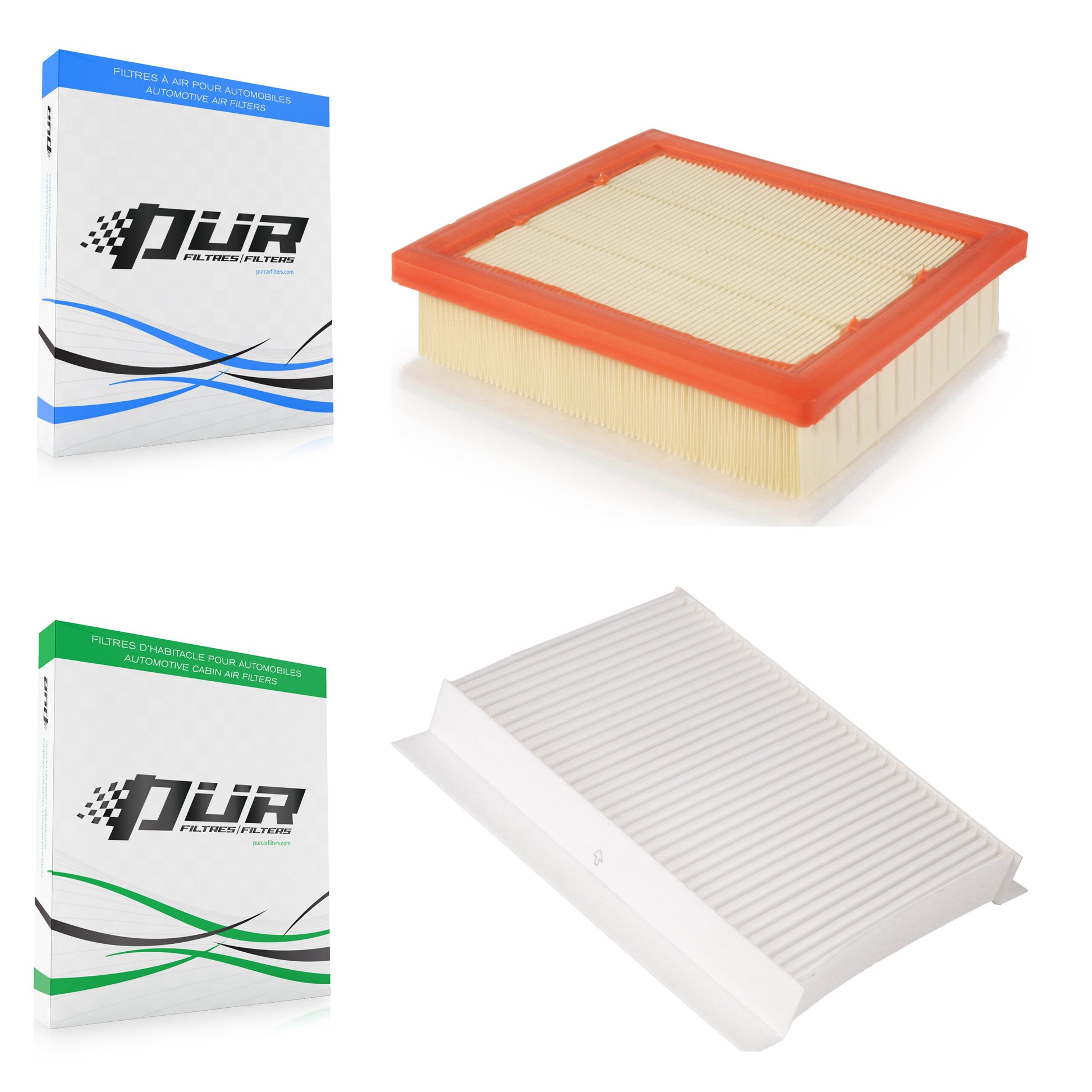 PUR KFL-100406 Air Filter for 2015-2022 Jeep Compass, Jeep Renegade, Fiat 500X