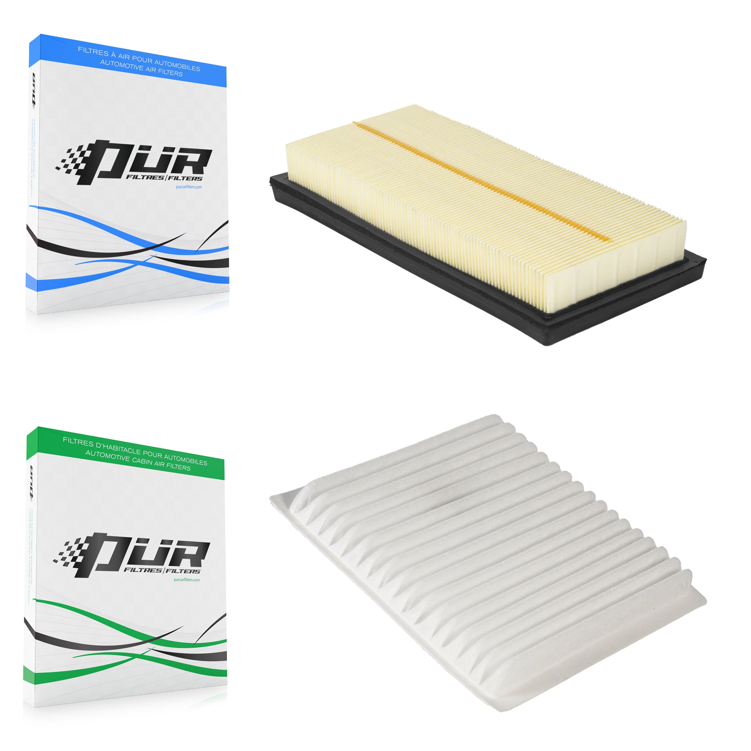 PUR KFL-100407 Air Filter for 2014-2024 Mitsubishi Mirage G4, Mitsubishi Mirage