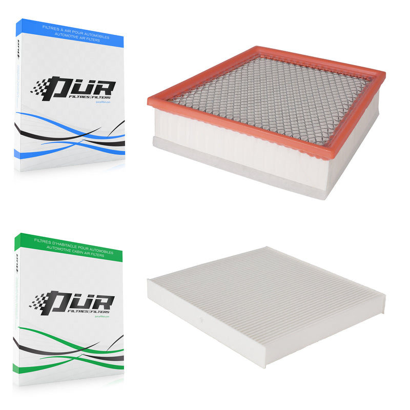 PUR KFL-100408 Air Filter for 2017-2019 Chevrolet Silverado 2500 HD, GMC Sierra 2500 HD and More