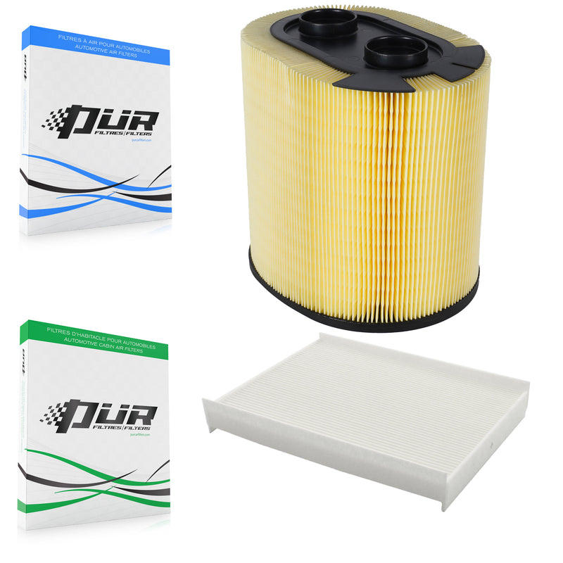 PUR KFL-100414 Air Filter for 2017-2019 Ford F-250 Super Duty, Ford F-350 Super Duty and More