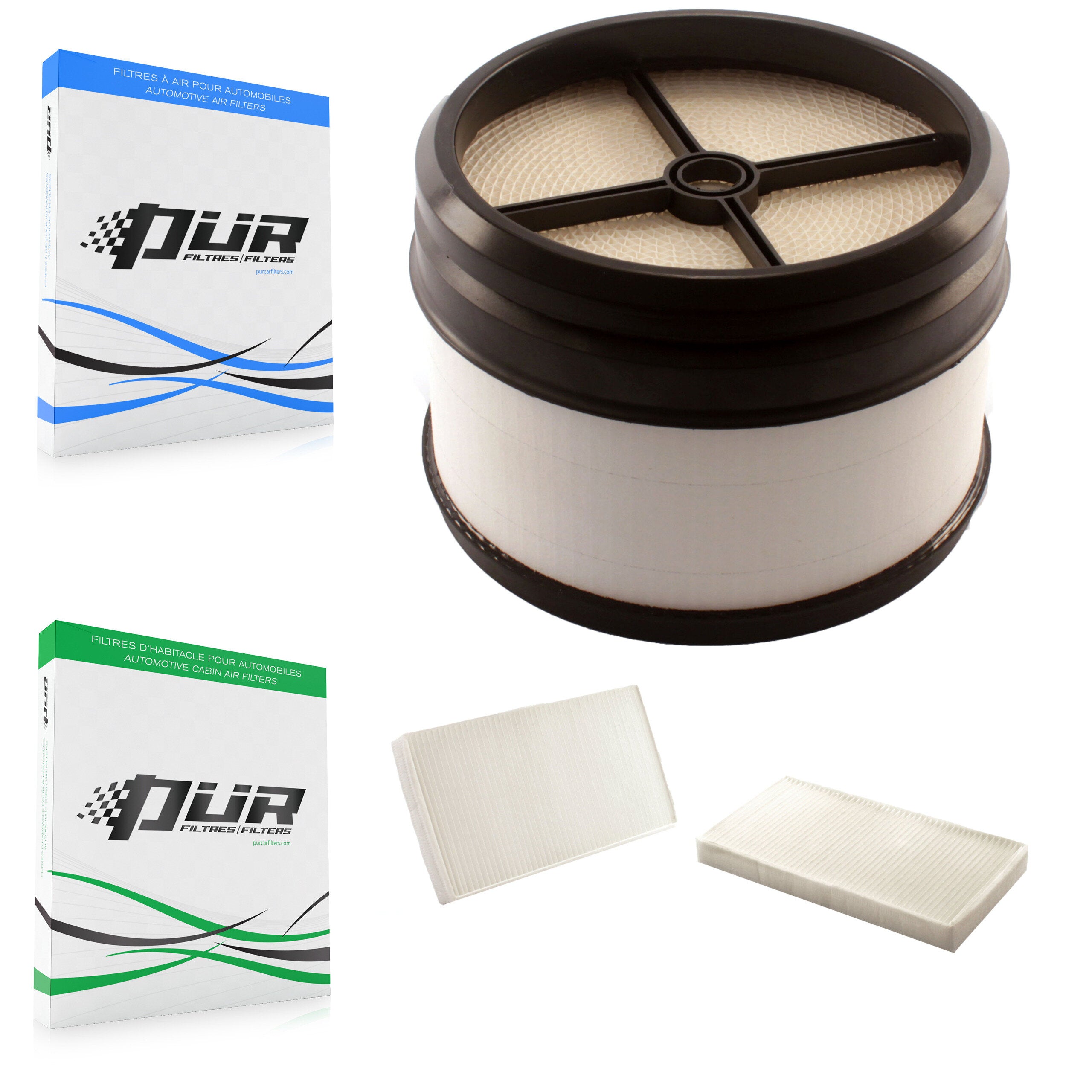 PUR KFL-100440 Air Filter for 2006 Chevrolet Silverado 2500 HD, Chevrolet Silverado 3500 and More