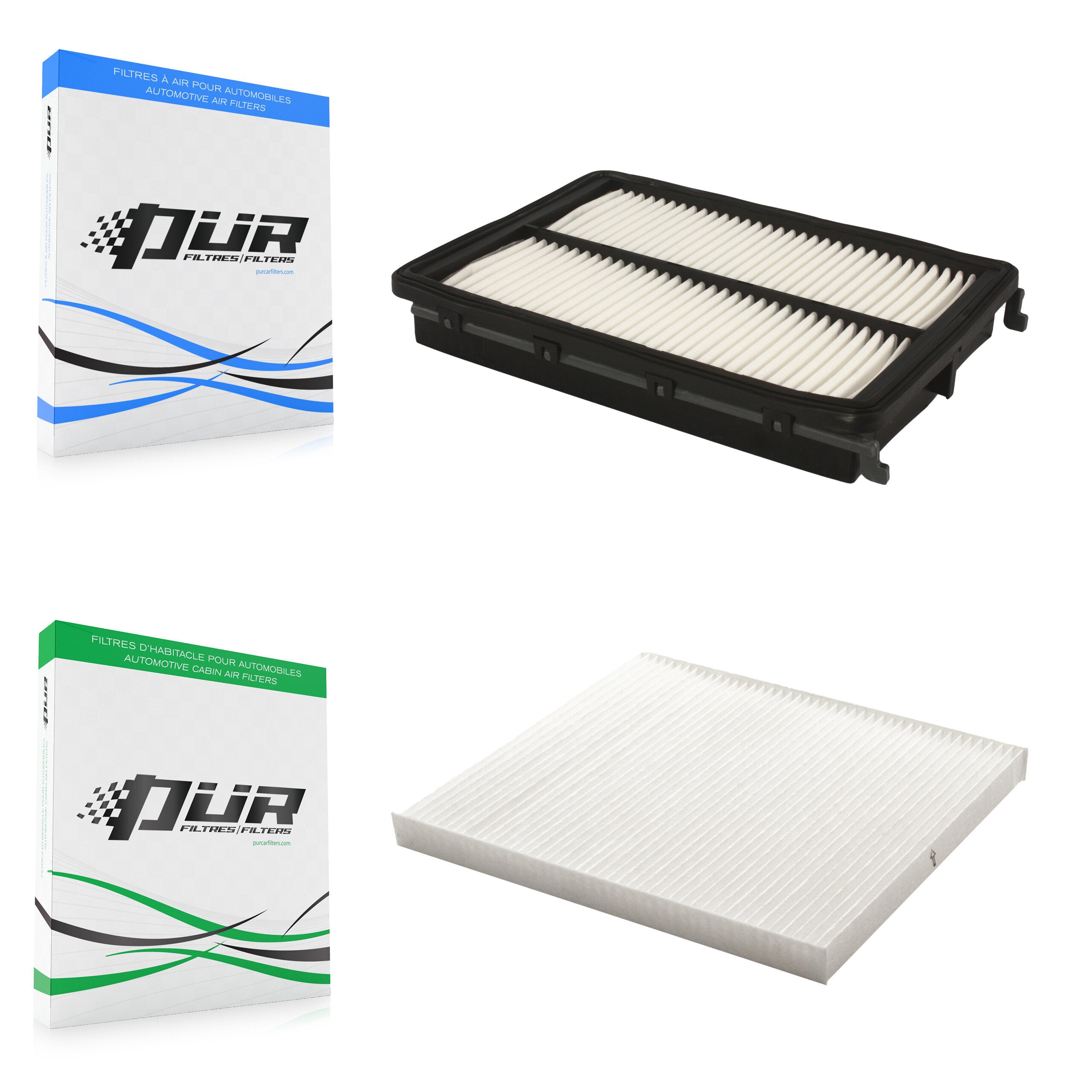 PUR KFL-100952 Air Filter for 2015-2021 Hyundai Santa Fe Sport, Kia Sedona