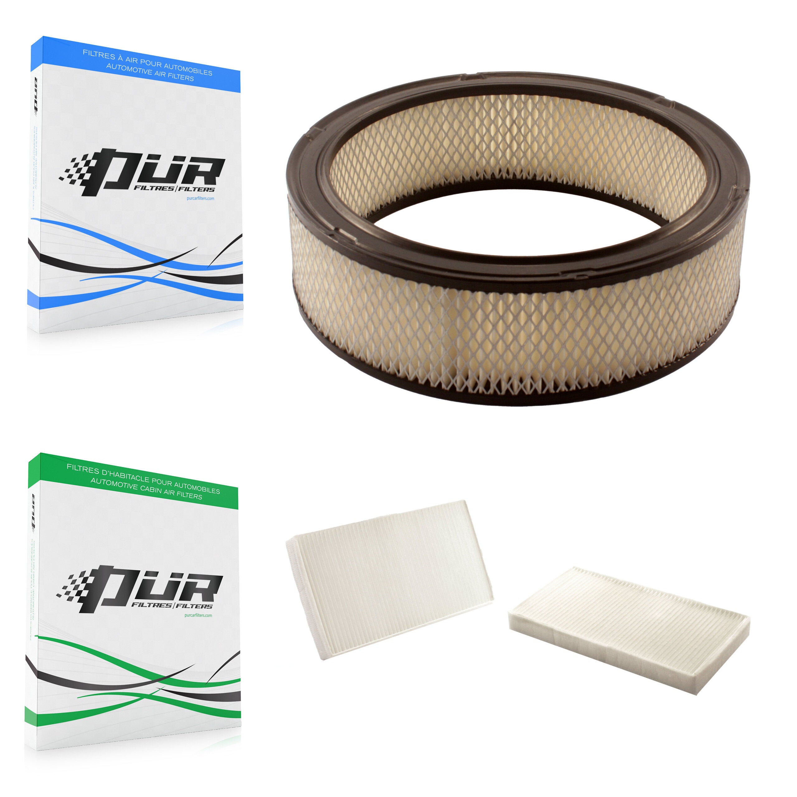 PUR KFL-100957 Air Filter for 2001-2004 Chevrolet Silverado 2500, Chevrolet Silverado 3500