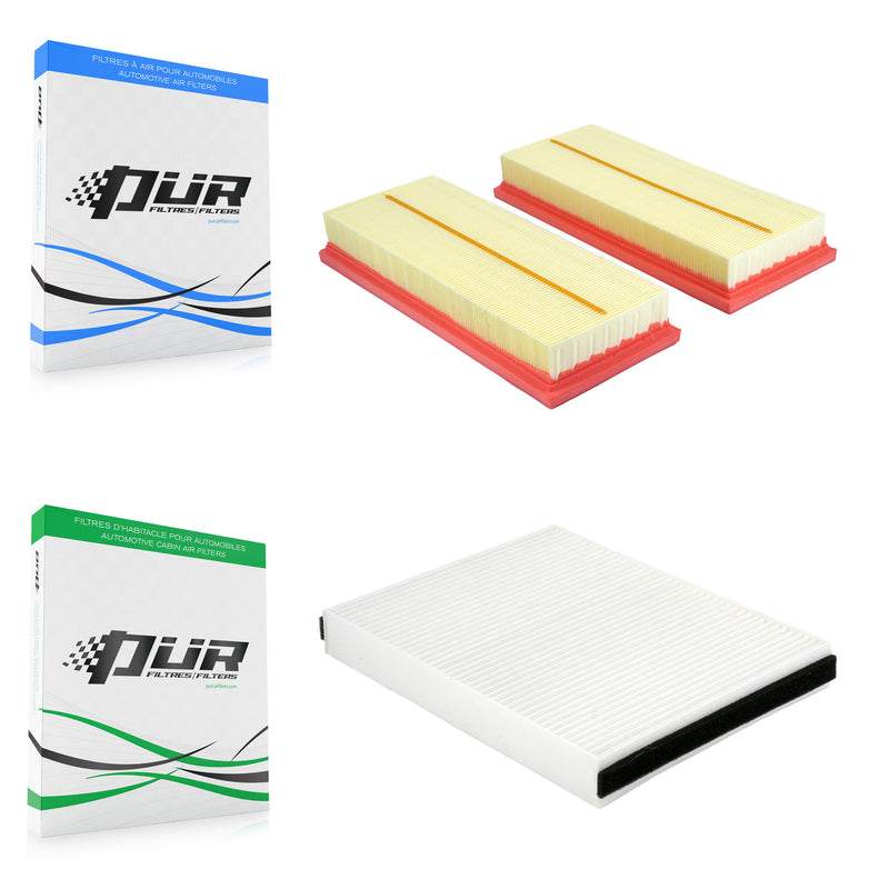 PUR KFL-103038 Air Filter for 2012-2019 Mercedes-Benz GLE63 AMG, Mercedes-Benz GLE63 AMG S and More