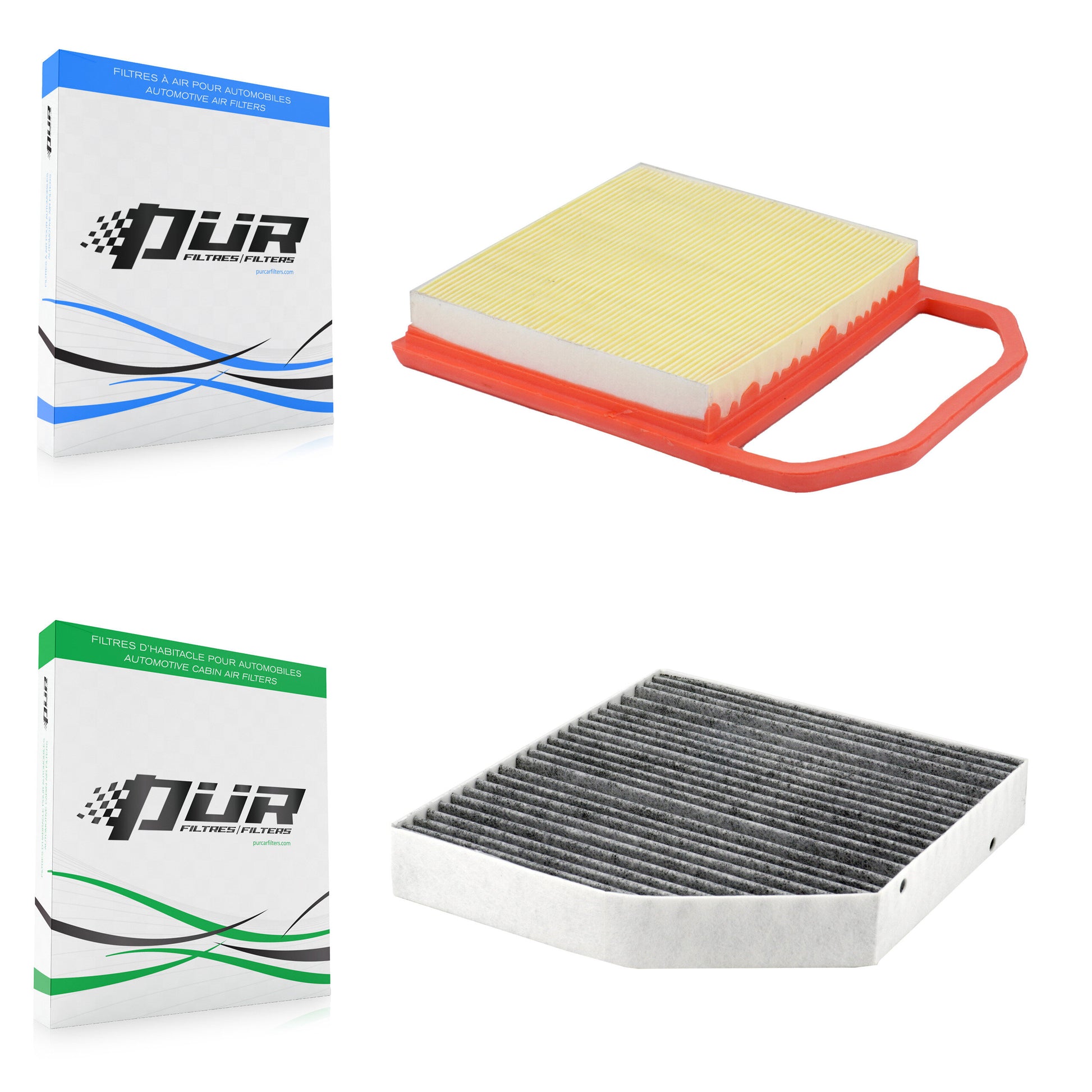 PUR KFL-103042 Air Filter for 2015-2022 Mercedes-Benz GLC43 AMG, Mercedes-Benz E400 and More