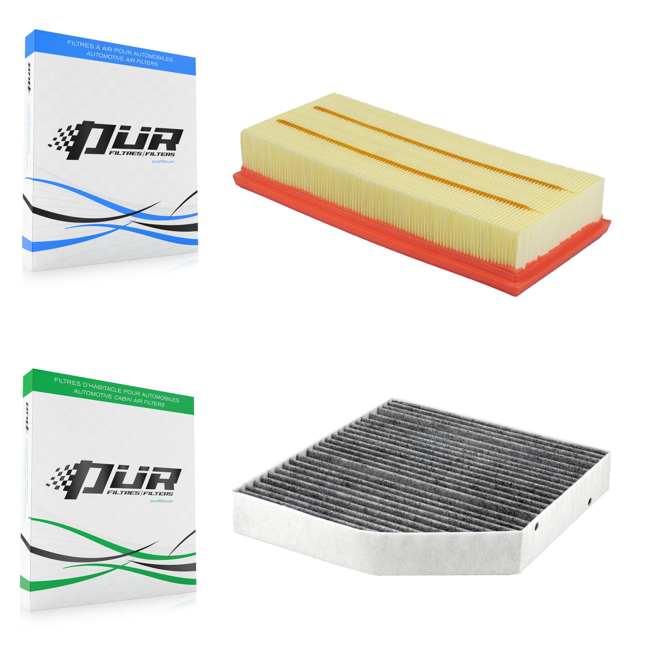PUR KFL-103046 Air Filter for 2018-2023 Mercedes-Benz C63 AMG S, Mercedes-Benz C63 AMG, Mercedes-Benz GLC63 AMG S