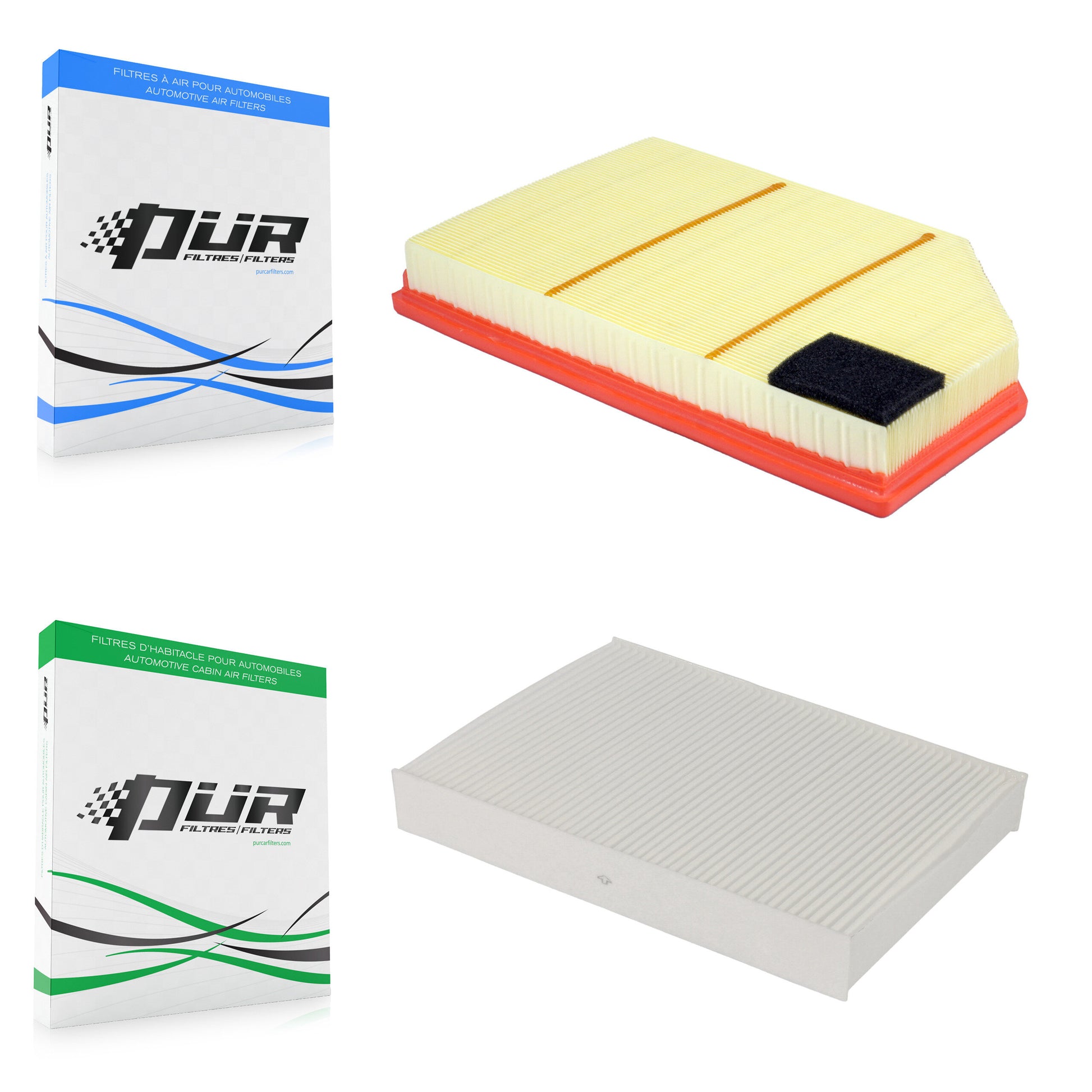 PUR KFL-103089 Air Filter for 2007-2019 Volvo S60, Volvo S60 Cross Country and More
