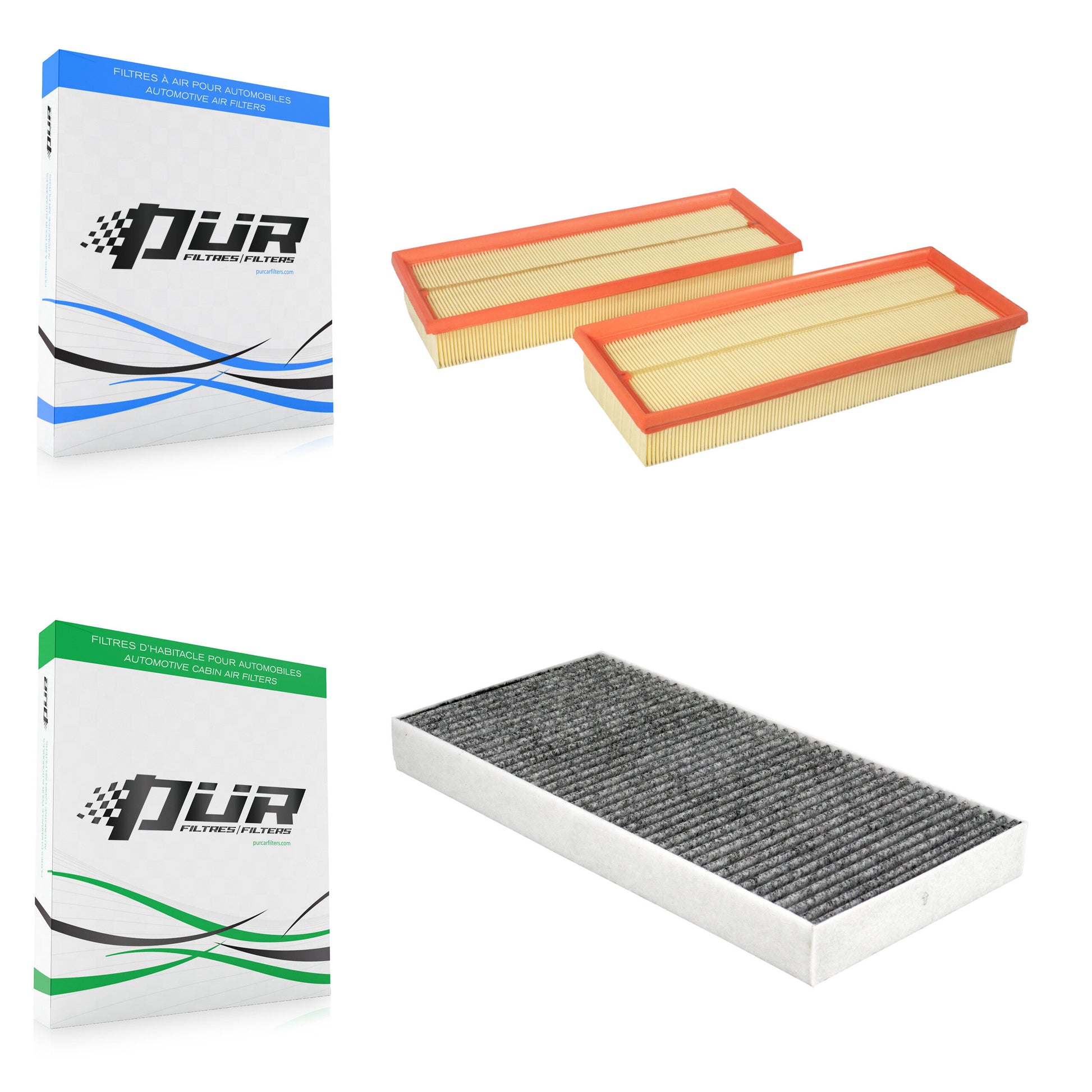 PUR KFL-103097 Air Filter for 2005-2012 Mercedes-Benz SLK300, Mercedes-Benz SLK280 and More
