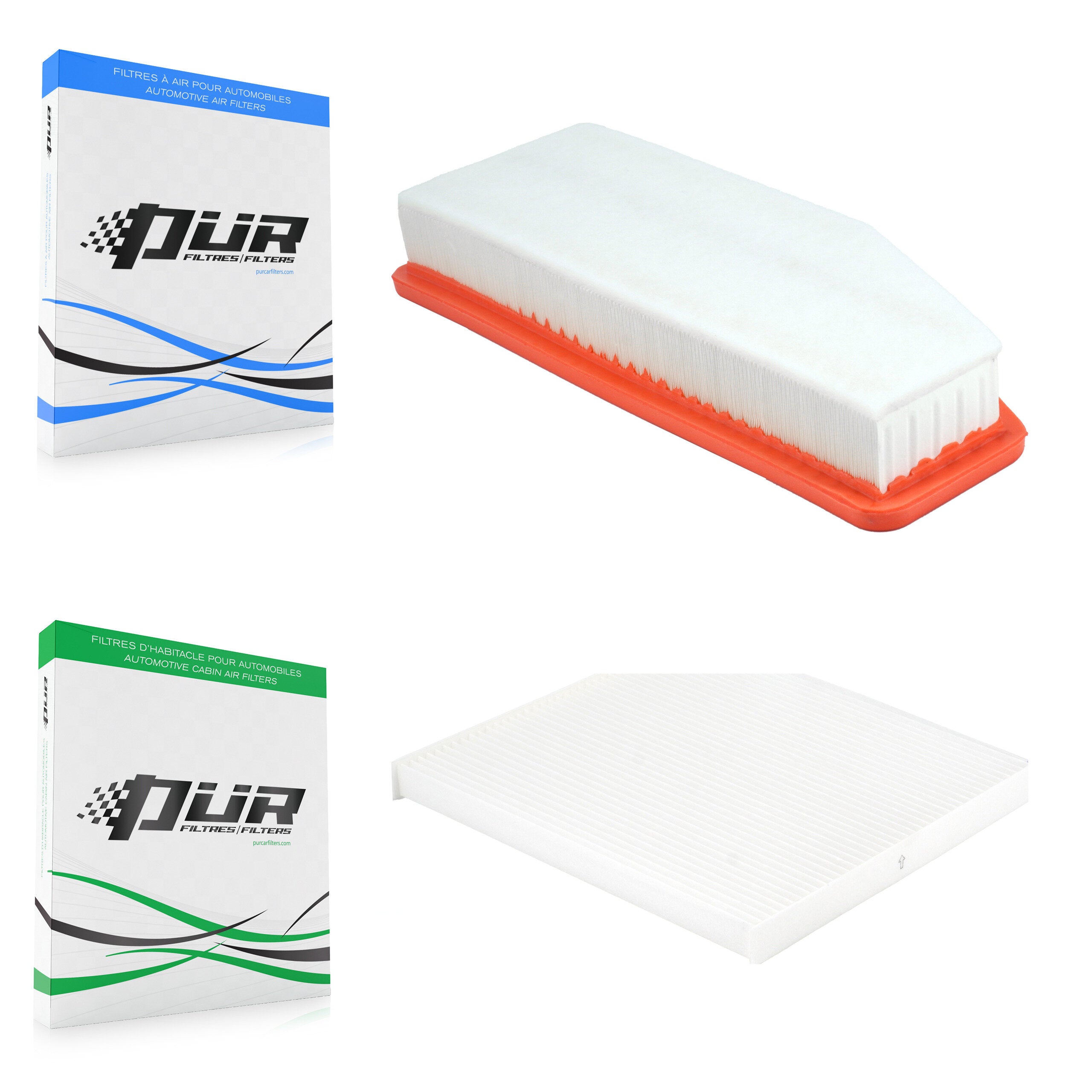 PUR KFL-103105 Air Filter for 2019-2024 Jeep Grand Cherokee, Jeep Cherokee
