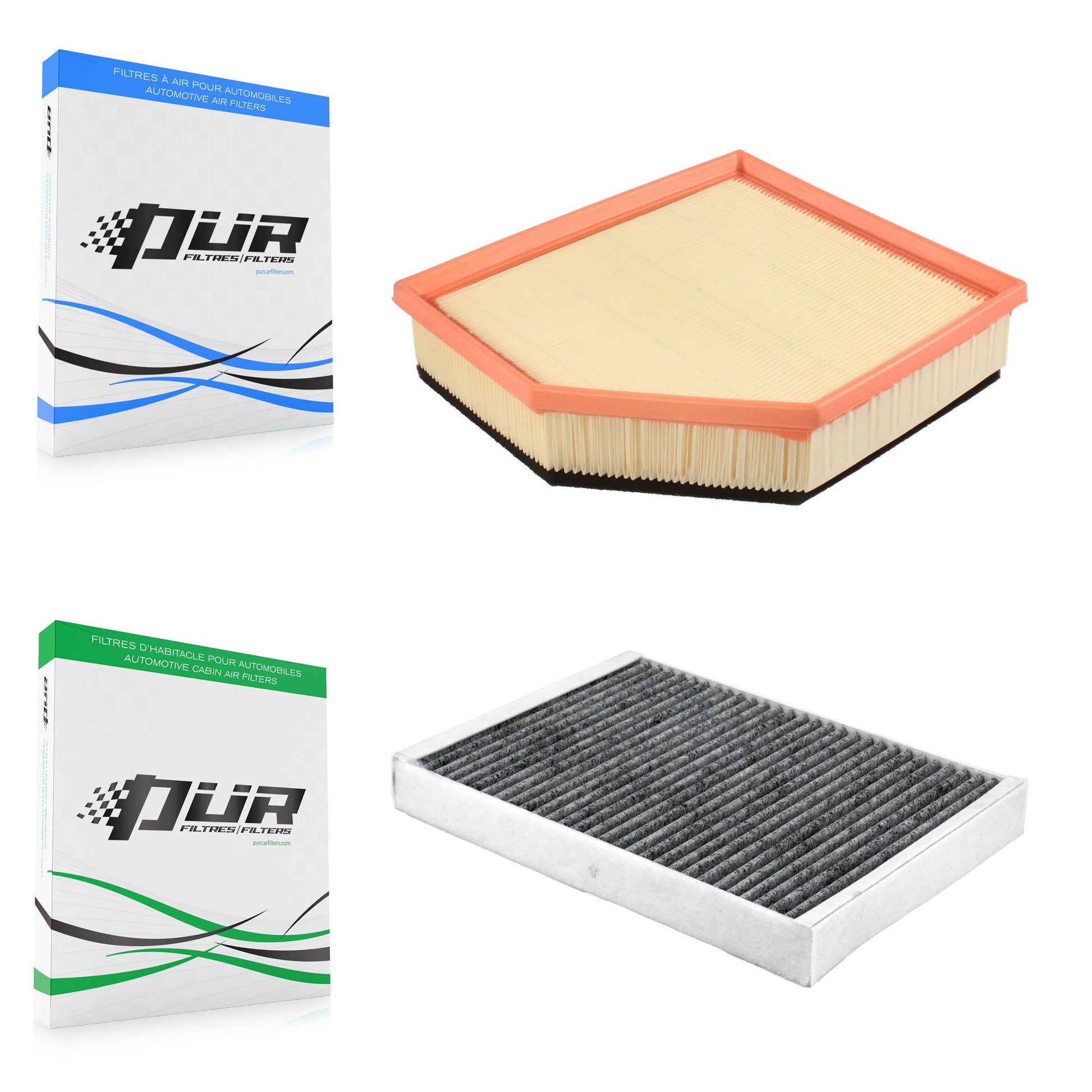 PUR KFL-103124 Air Filter for 2008-2016 Volvo S60, Volvo XC60 and More