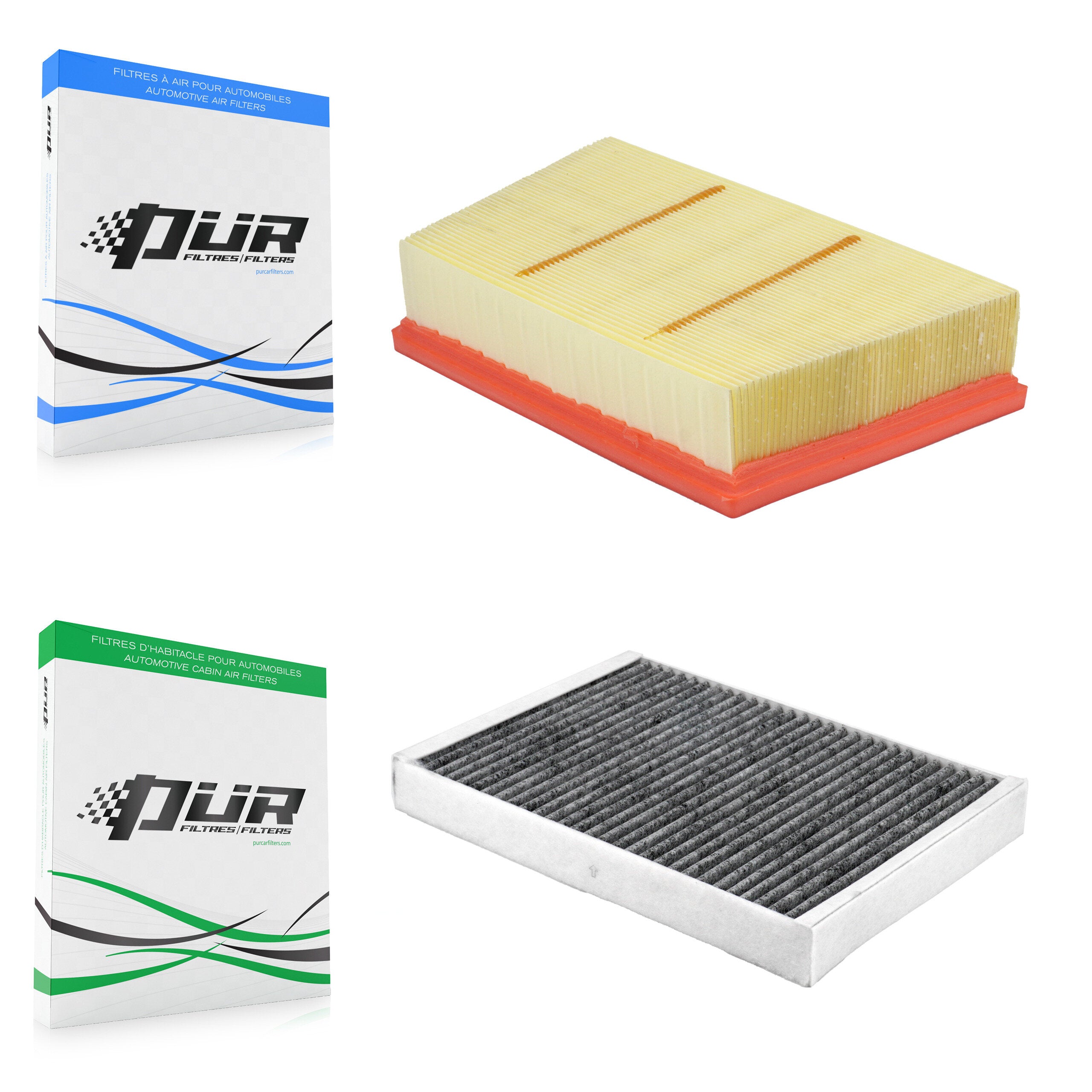 PUR KFL-103127 Air Filter for 2018-2024 Jaguar E-Pace, Land Rover Discovery Sport, Land Rover Range Rover Evoque