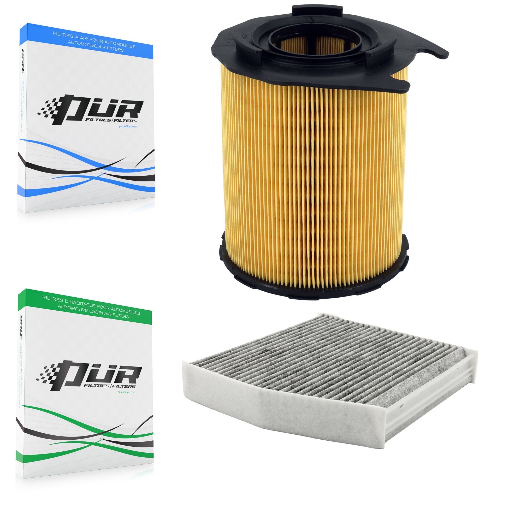 PUR KFL-103206 Air Filter for 2014-2023 Mercedes-Benz GLA45 AMG, Mercedes-Benz CLA45 AMG