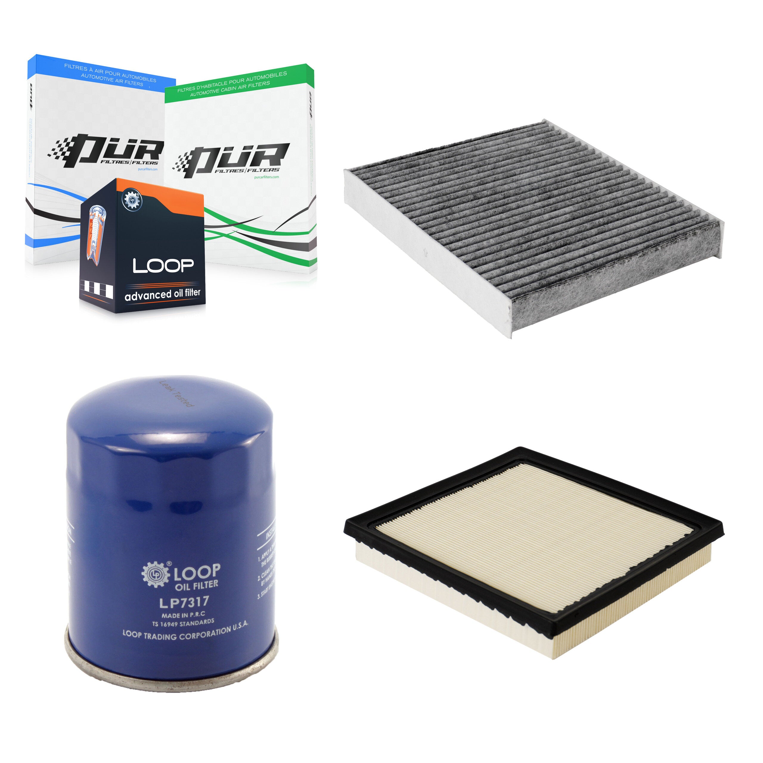 PUR KFM-100010 Cabin Air Filter for 2017-2025 Subaru Legacy, Subaru Crosstrek and More