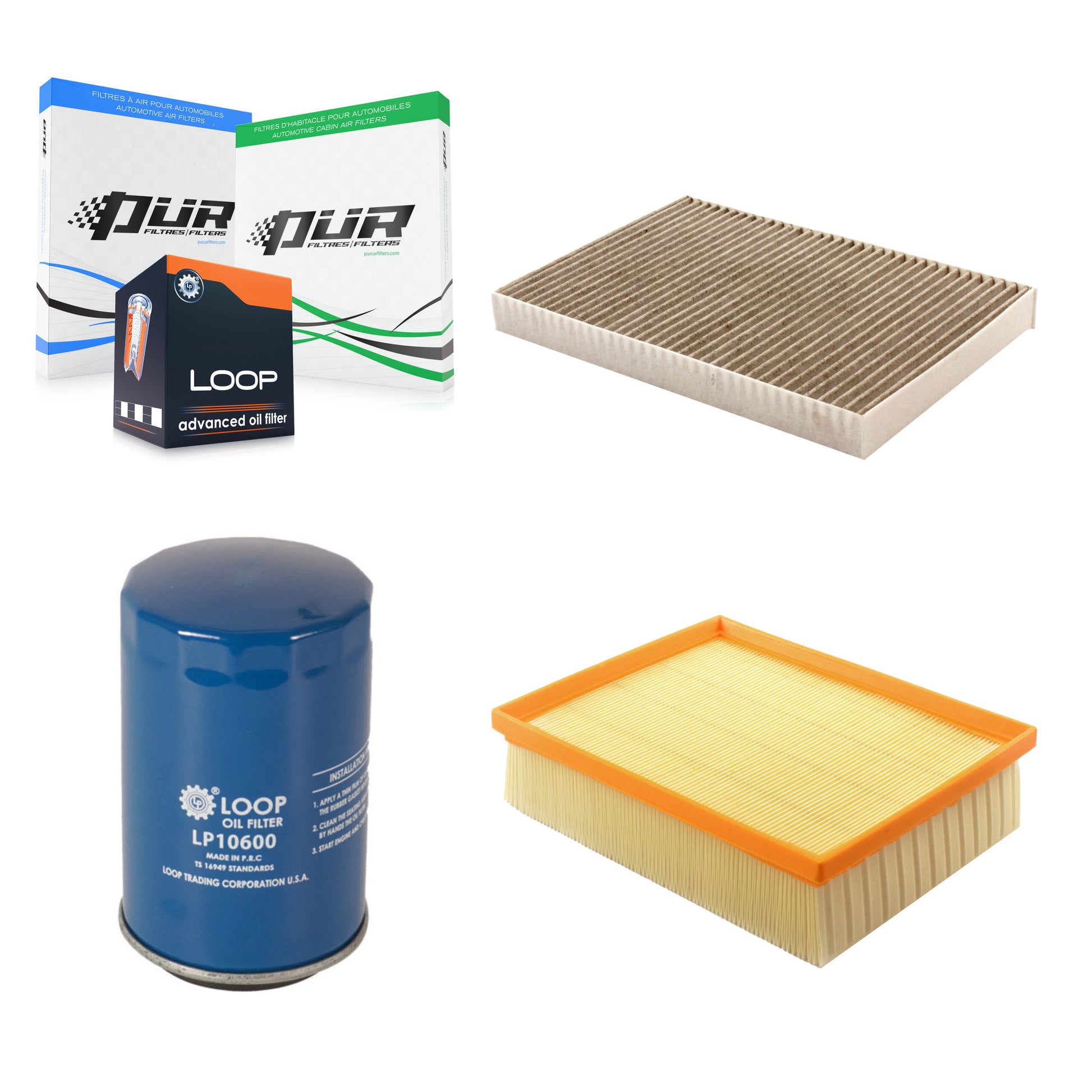PUR KFM-100029 Cabin Air Filter for 2009 Audi A4, Audi A4 Quattro
