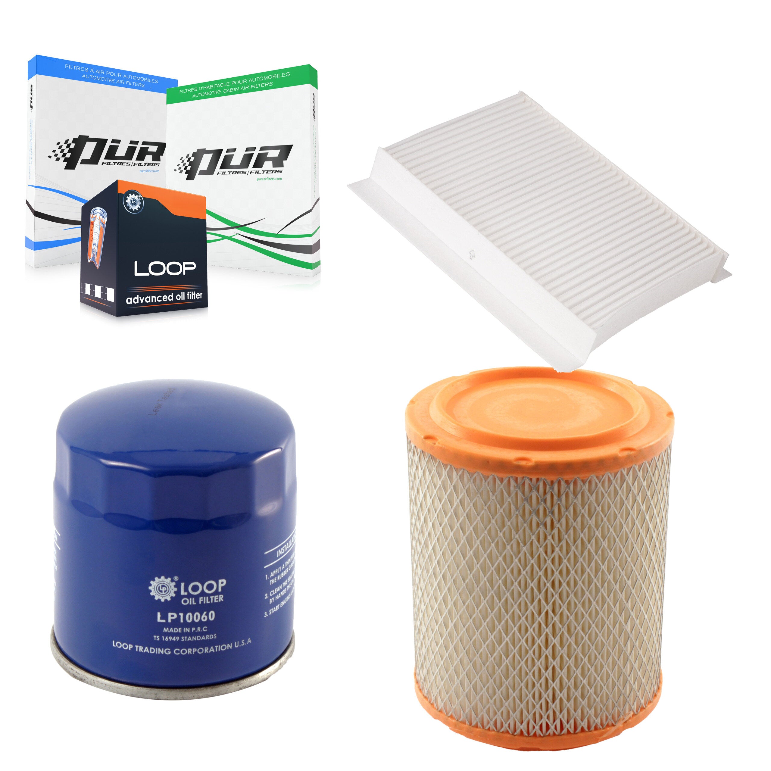 PUR KFM-100031 Cabin Air Filter for 2017 Jeep Compass