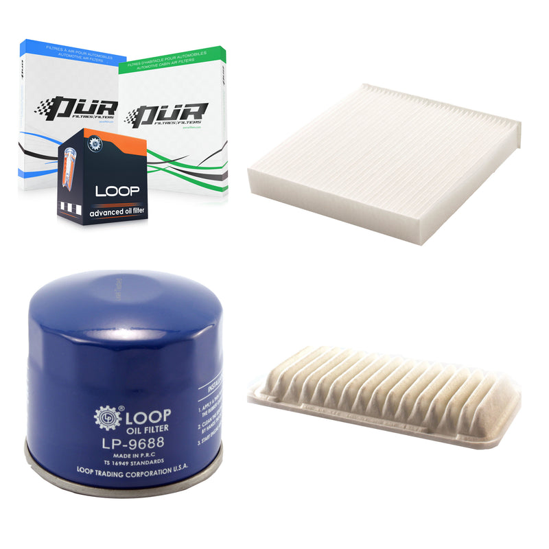 PUR KFM-100055 Cabin Air Filter for 2013-2020 Subaru BRZ, Toyota 86, Scion FR-S
