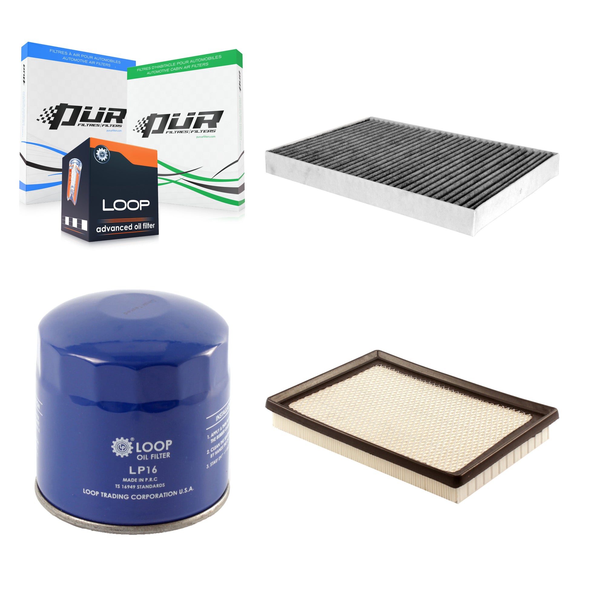 PUR KFM-100100 Cabin Air Filter for 2005-2008 Chrysler 300, Dodge Charger, Dodge Magnum