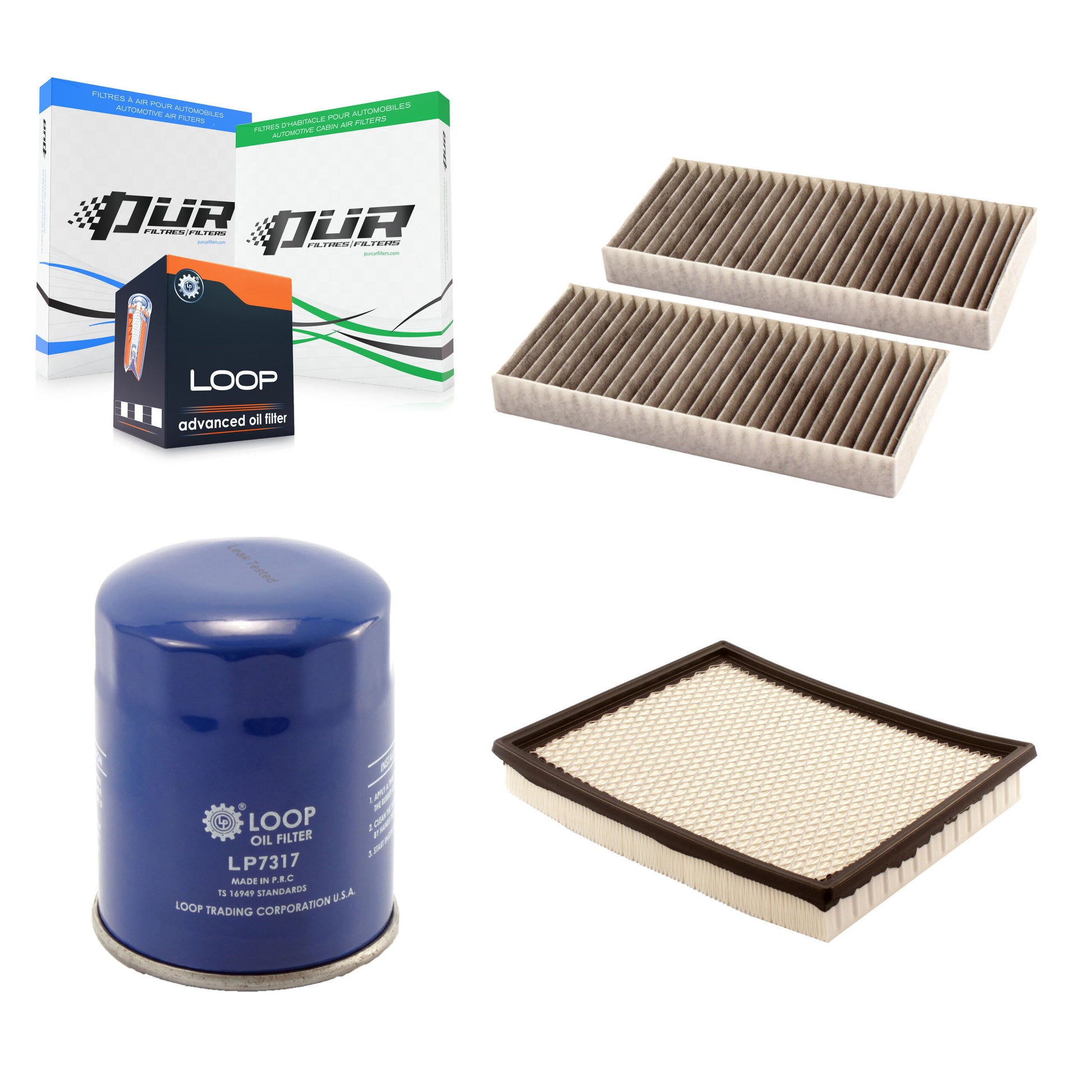 PUR KFM-100107 Cabin Air Filter for 2004-2015 Nissan NV2500, Nissan NV3500 and More