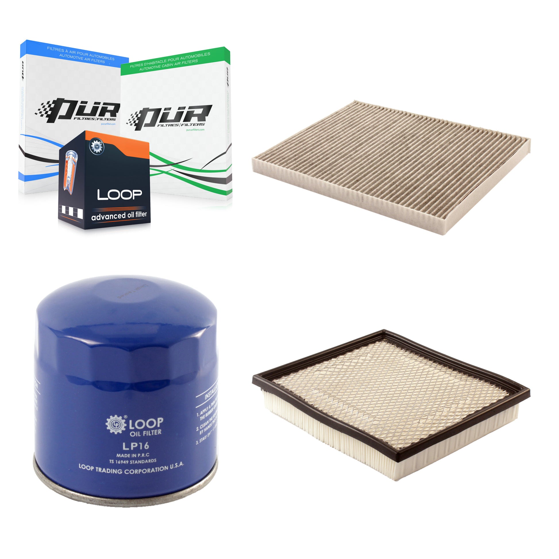 PUR KFM-100119 Cabin Air Filter for 2001-2006 Chrysler Town & Country, Chrysler Voyager and More