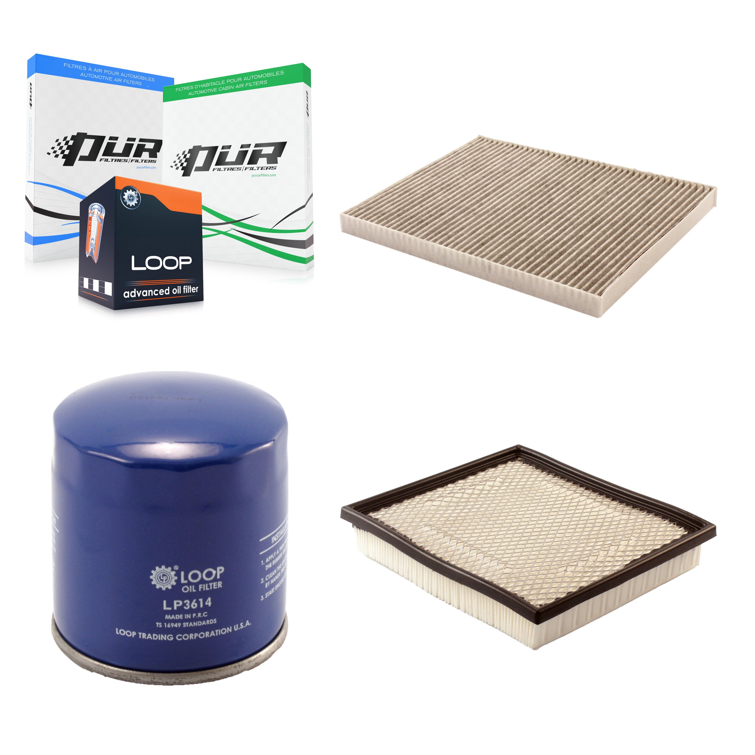 PUR KFM-100121 Cabin Air Filter for 2001-2007 Chrysler Town & Country, Dodge Grand Caravan and More